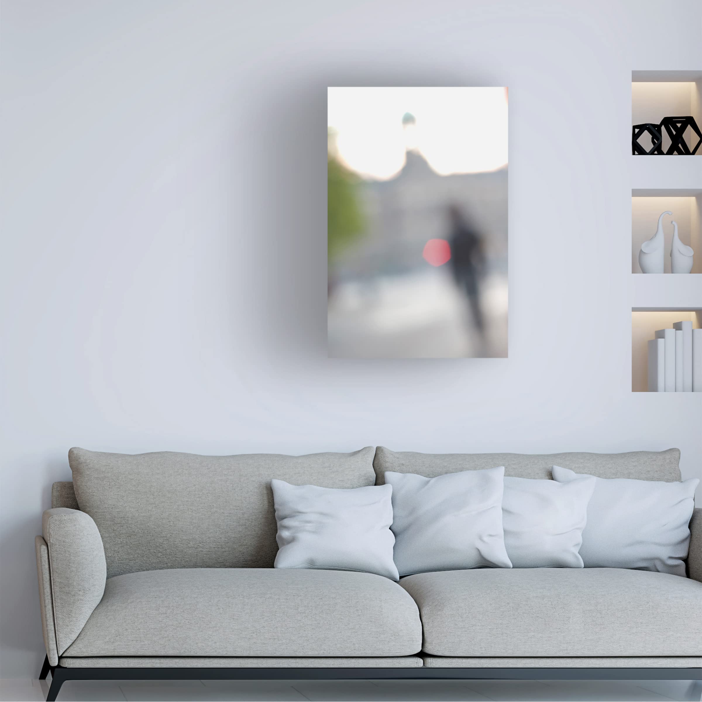 Trademark Fine Art 'On Target' Canvas Painting by Antonio N. - Modern Wall Art for Living Room, Bedroom & Office Decor