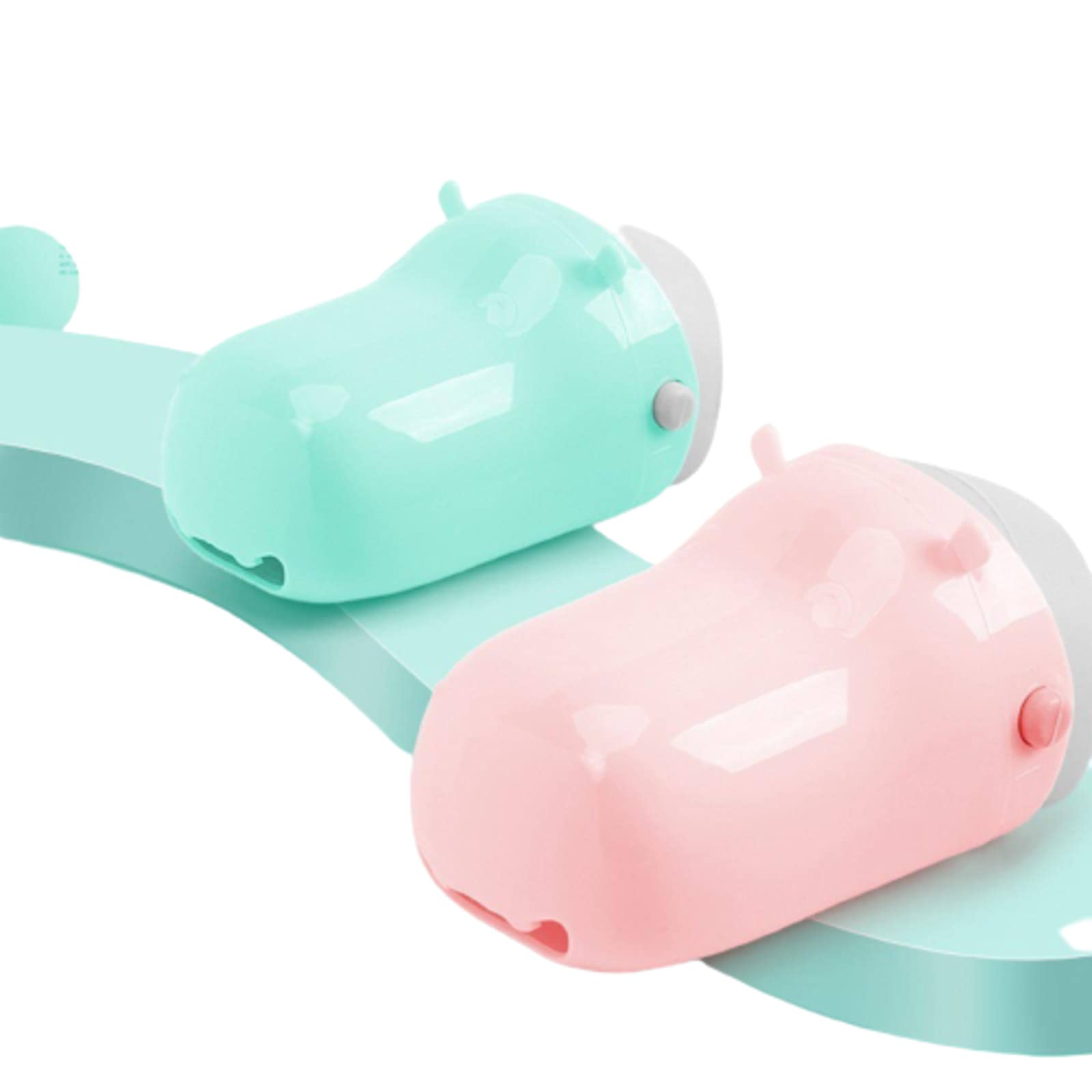 NC Cartoon Hippo Kids Faucet Extender - 2 Pack Baby Hand Washing Sink Extension for Safe & Fun Bathroom Use - Perfect for Toddler Hygiene & Learning Independence