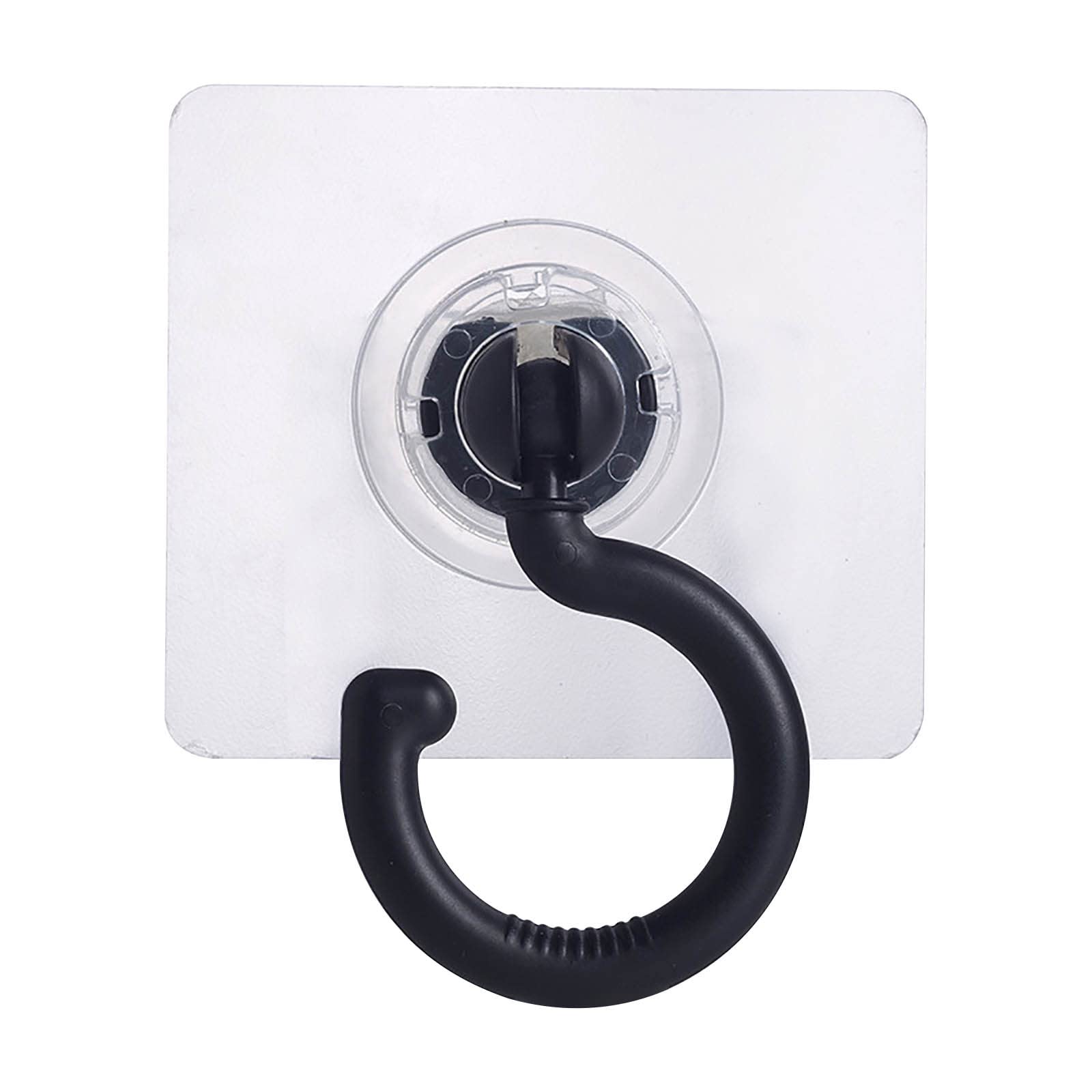 360° Rotary Punch-Free Adhesive Hooks - Multi-Function Wall Hangers for Hanging Keys, Towels, Hats & Decor (No Drilling, Strong Hold) - Perfect for Bathroom, Kitchen, Bedroom & Office Organization