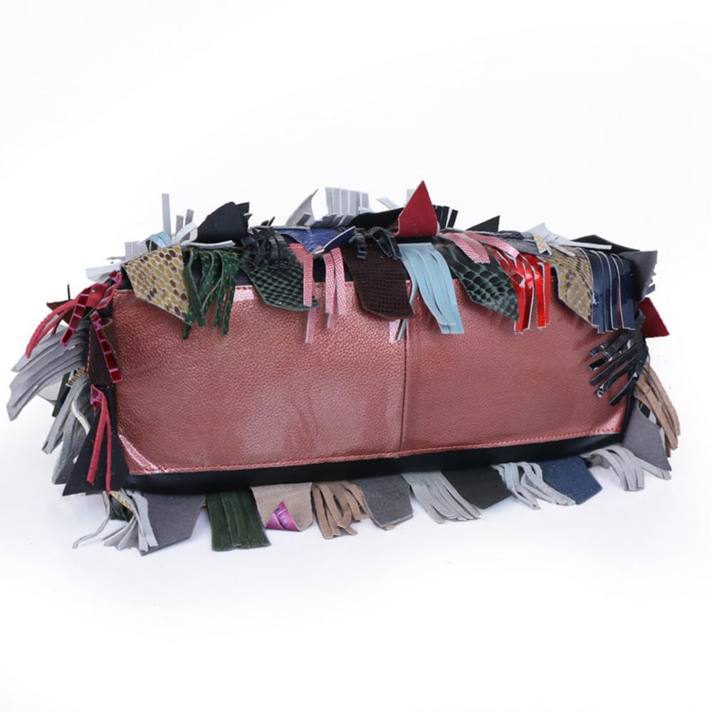 Genuine Leather Women's Multicolor Boston Bag - Large Tote Handbag for Work, Travel & Everyday Use | Stylish & Spacious Purse for Women