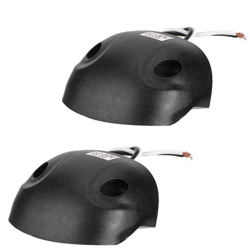 Suuonee 2-Pack Waterproof 4 LED ABS Plastic License Plate Light - Fits Trailers, Trucks & RVs (10-30V) - Durable Lighting for Nighttime Visibility & Vehicle Safety
