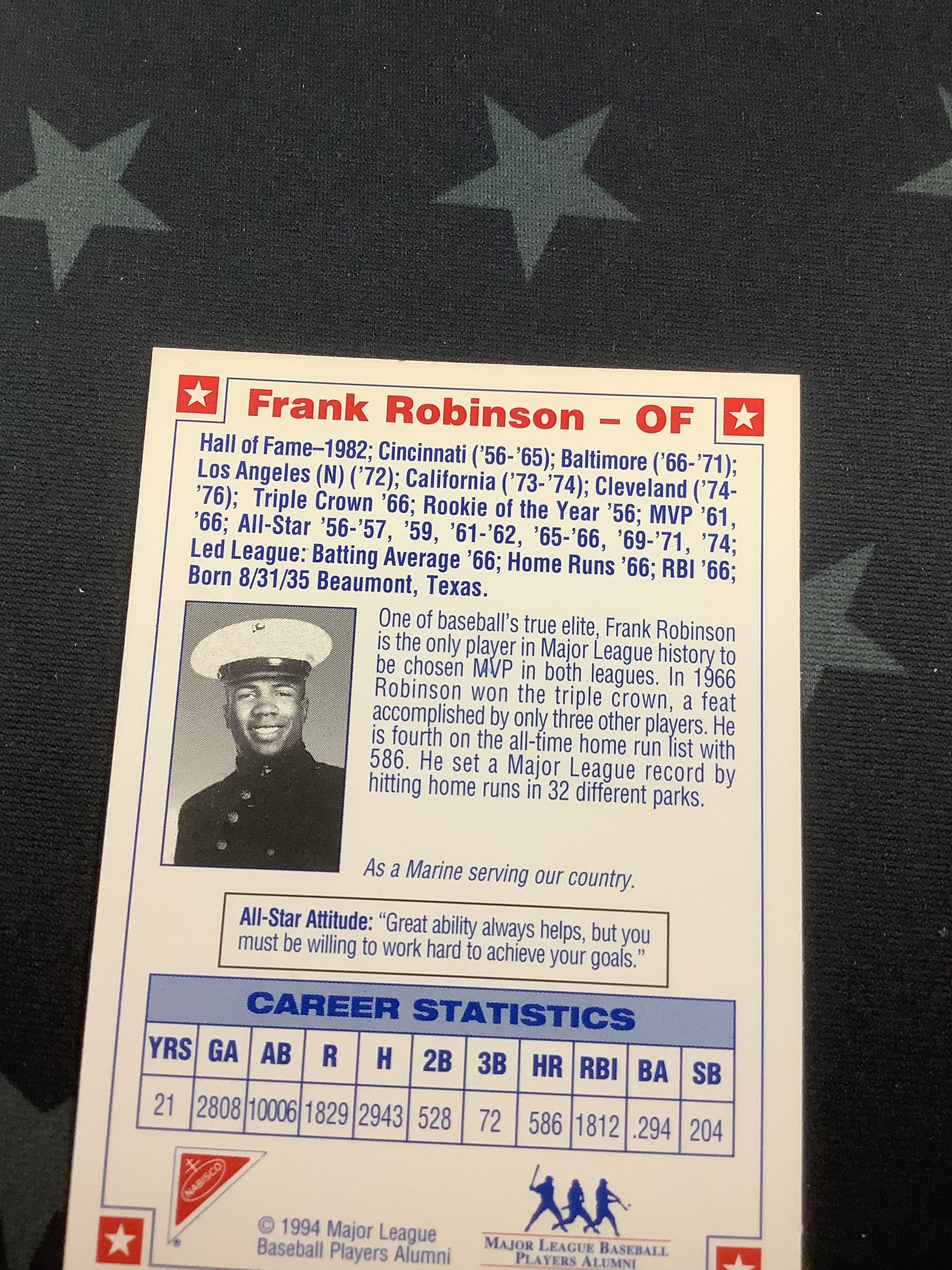 1994 Frank Robinson Autographed Baseball - Official All-Star Game Collectible with COA | Perfect for MLB Memorabilia Displays & Sports Fan Gift Ideas