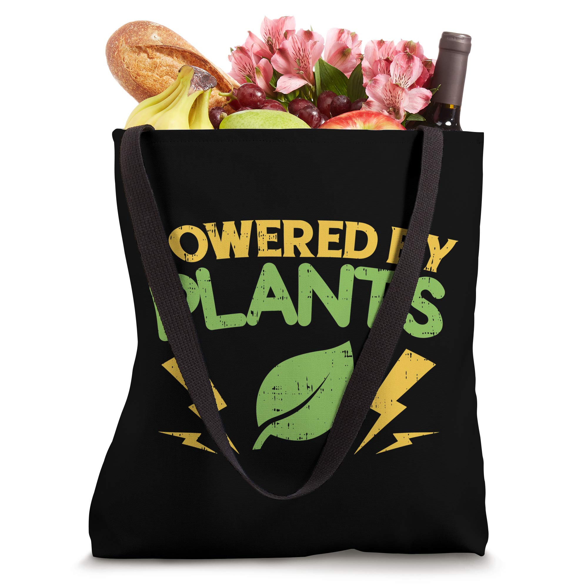 Funny Vegan Vegetarian Workout Tote Bag - Eco-Friendly Gym & Yoga Bag - Perfect Fitness Gift for Plant-Based Lovers - Great for Grocery Shopping, Beach Trips & Gym Workouts