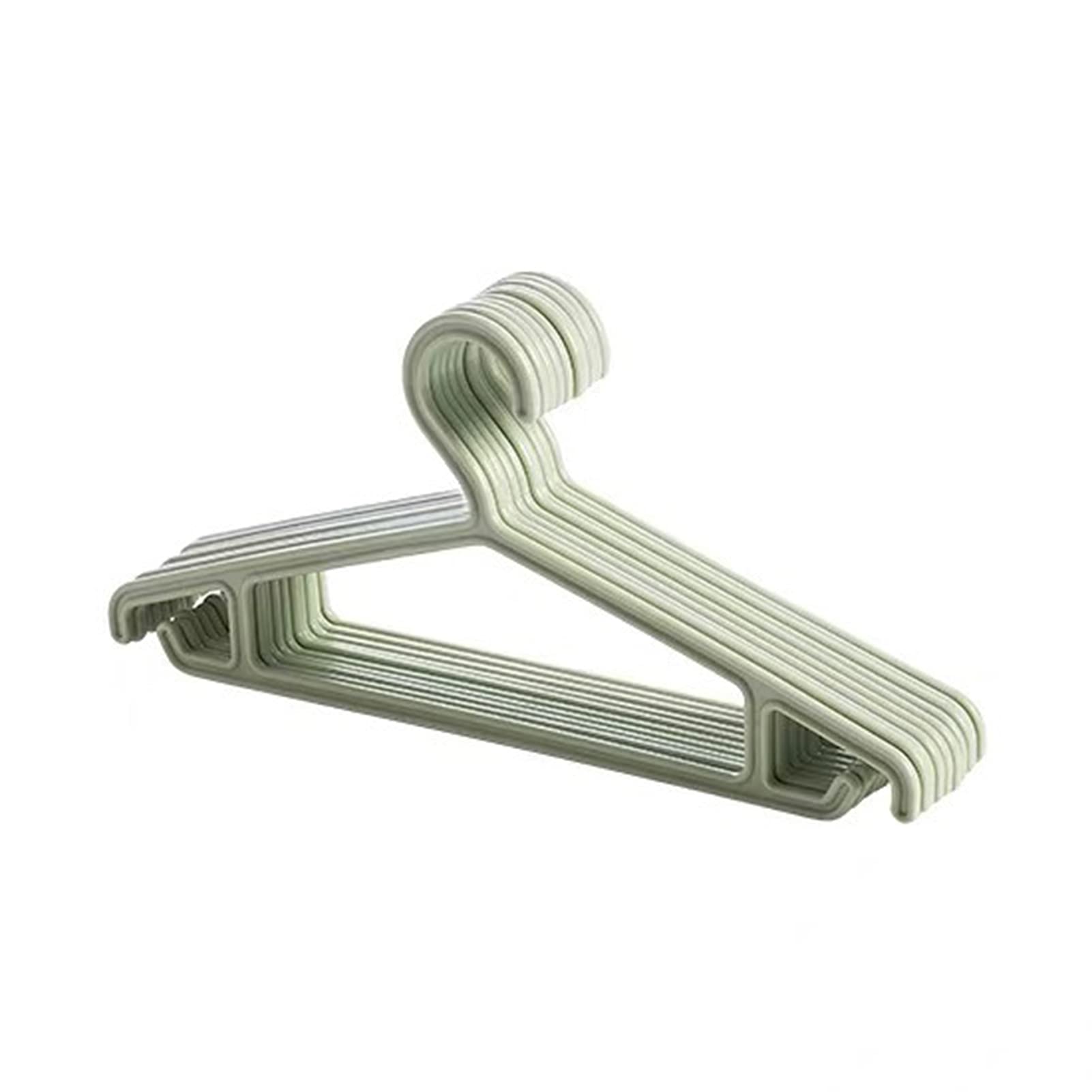 BAILR Kids Plastic Clothes Hangers - Heavy Duty Durable Hangers for Coats, Jackets, Pants & Dresses - Space Saving Closet Organization for Children's Wardrobe & Travel Packing