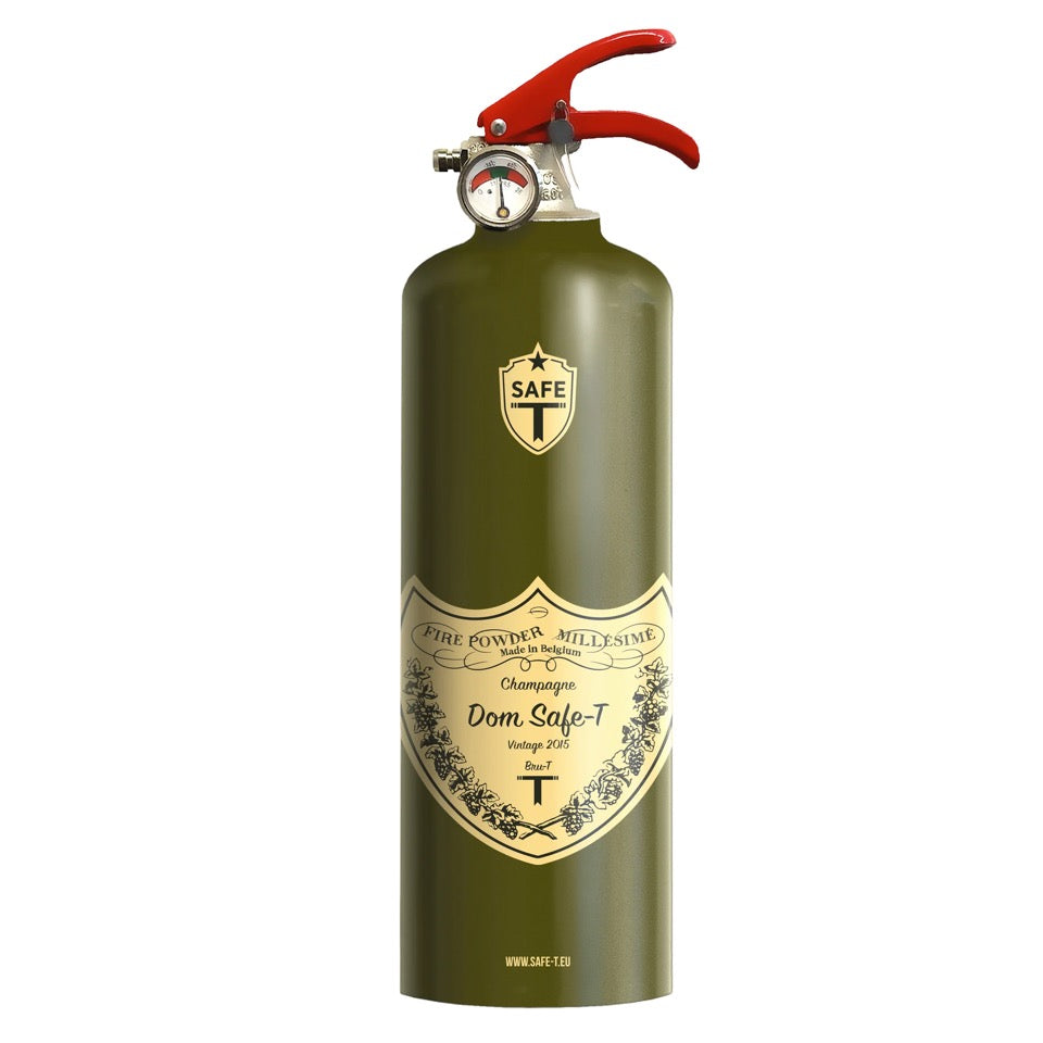 DOM Fire Extinguisher - 5lb ABC Dry Chemical Fire Extinguisher for Home, Kitchen, Office & Car - UL Rated Rechargeable Fire Safety Equipment