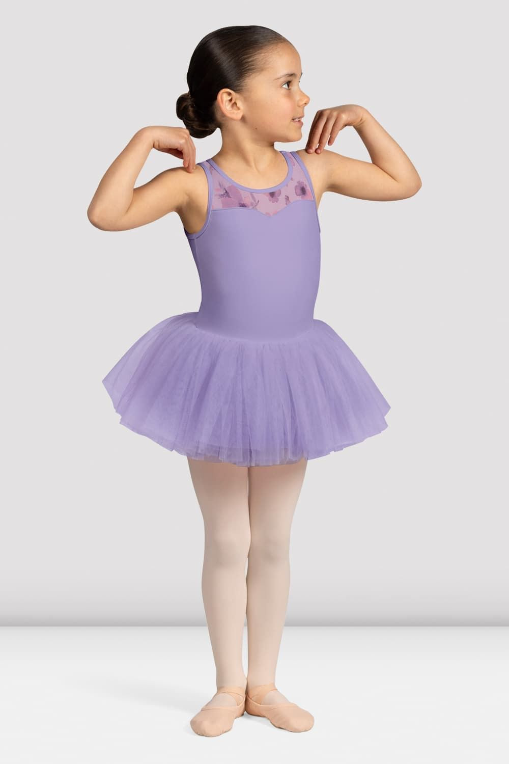 Girls Evie Floral Tank Tutu Dress - Cute Summer Outfit for Birthday Parties, Photo Shoots & Special Occasions
