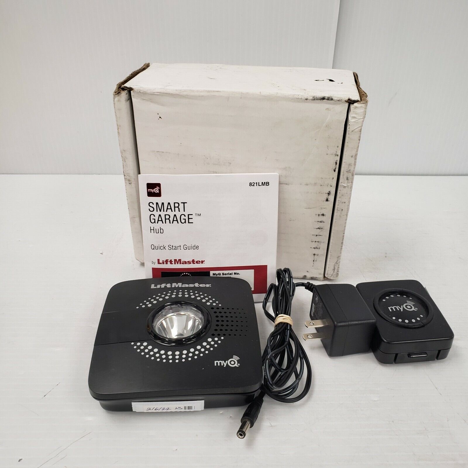 MyQ G821LMB Smart Garage Door Opener - WiFi Enabled, Works with Alexa & Google Assistant - Perfect for Home Automation & Remote Access