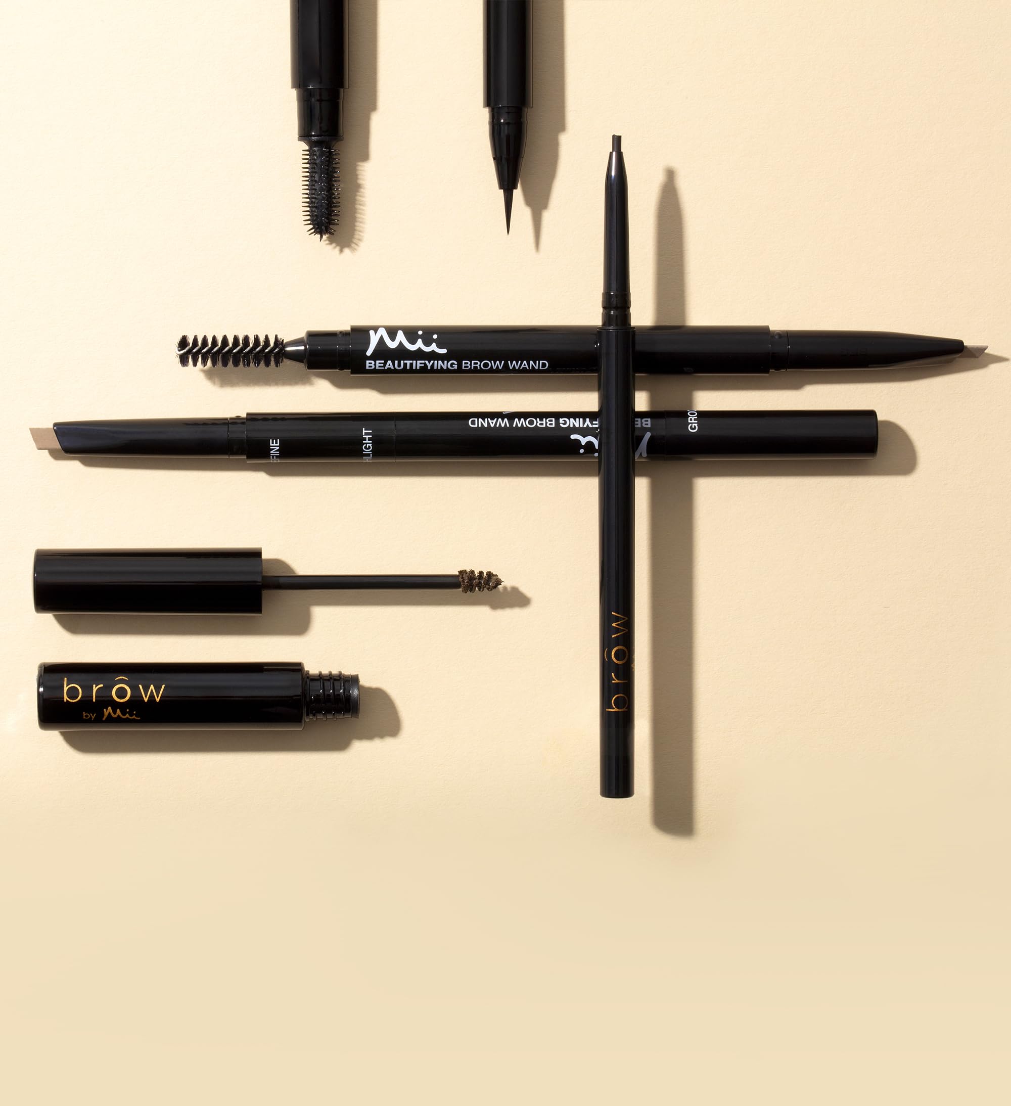 Mii Cosmetics Brow By Mii Finishing Brow Gel - Clear 10g | Natural Eyebrow Styling & Shaping | Perfect for Everyday Makeup & Professional Looks