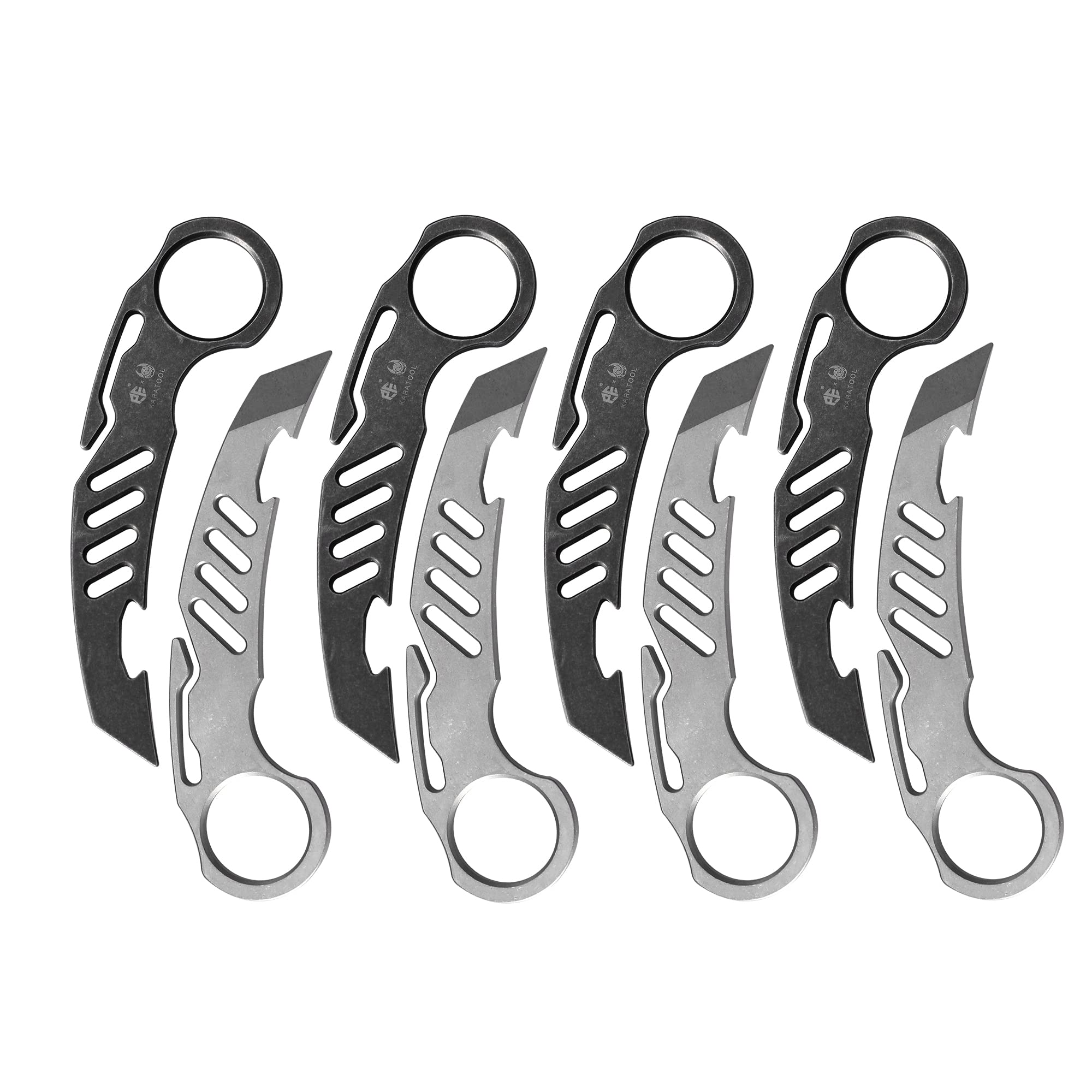 Premium Titanium Pry Bar Tool by Petrified Fish - Black | EDC Multi-Tool for Camping, Survival, and Everyday Carry | Durable & Lightweight for Outdoor Adventures