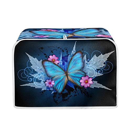 Blue Butterfly Flowers Leaf