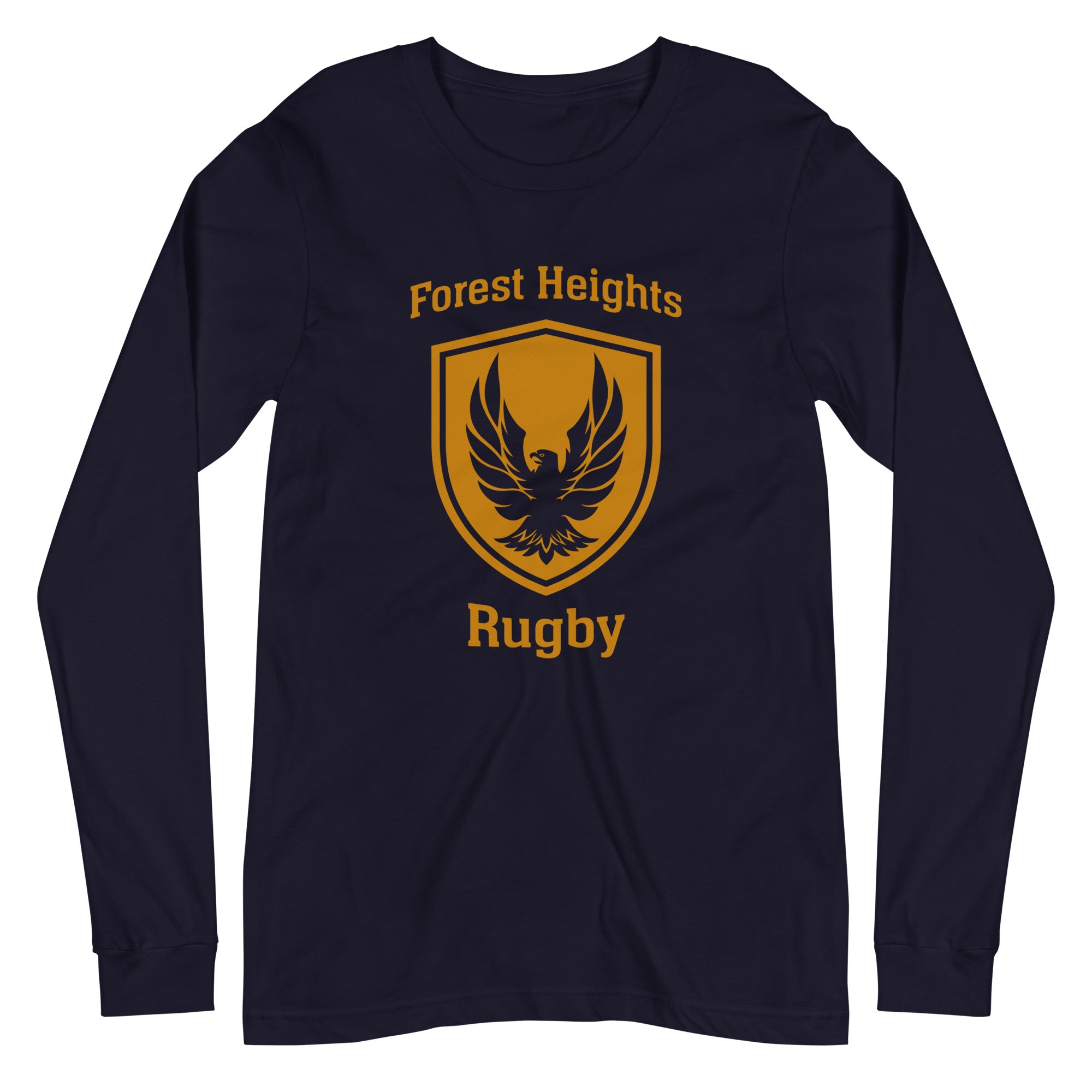 GHFH Rugby Long Sleeve Social T-Shirt for Men - Comfortable & Stylish Rugby Jersey for Casual Wear, Sports, and Team Events