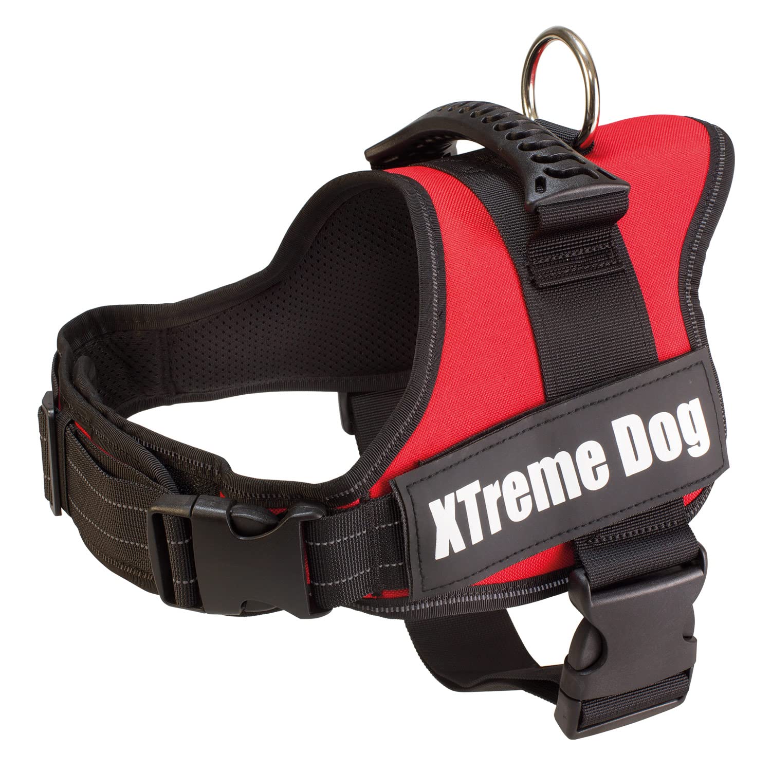 Xtreme Dog Harness for Small Dogs, Red, XS (44-57 cm) - Adjustable No-Pull Pet Vest for Walking, Running & Outdoor Adventures