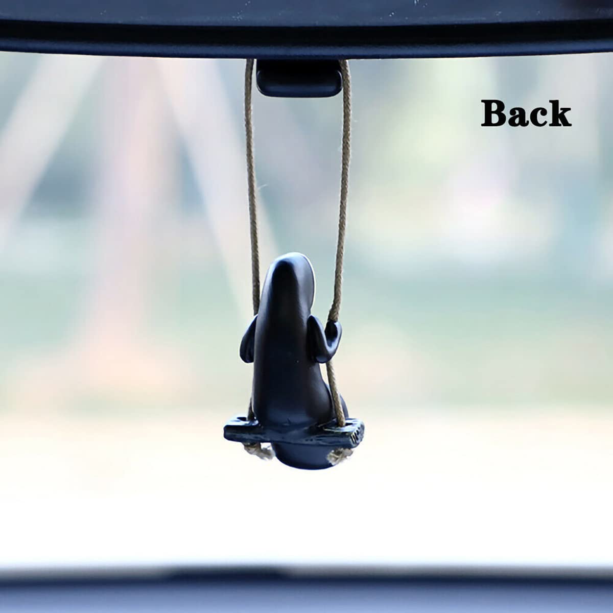 No Face Man Anime Car Pendant Hanging Swing - Kawaii Car Rear View Mirror Decor for Studio Ghibli Fans | Perfect for Spirited Away Lovers & Japanese Anime Enthusiasts | Great Gift for Birthday, Christmas & Car Accessories Collection