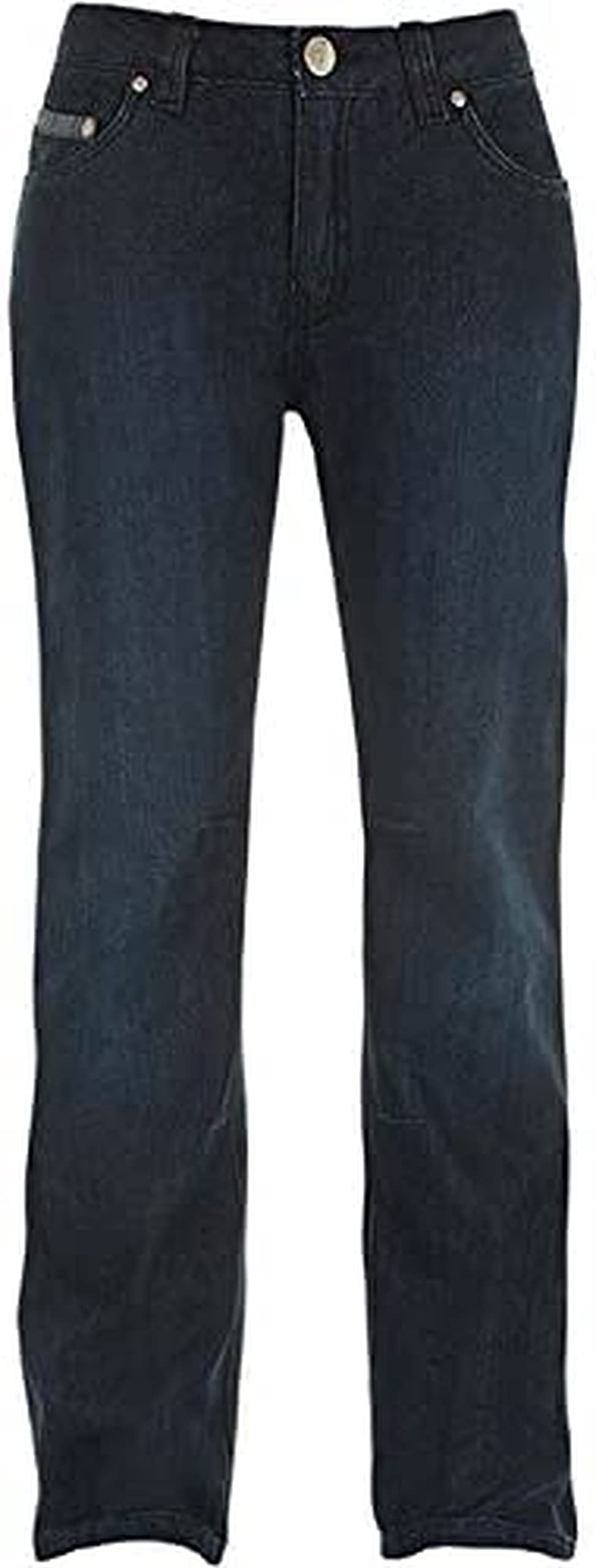 Bull-It SR6 Women's Motorcycle Jeans - Italian Boot Cut Denim Pants, Blue, Size 33/W16 - Perfect for Riding & Everyday Wear