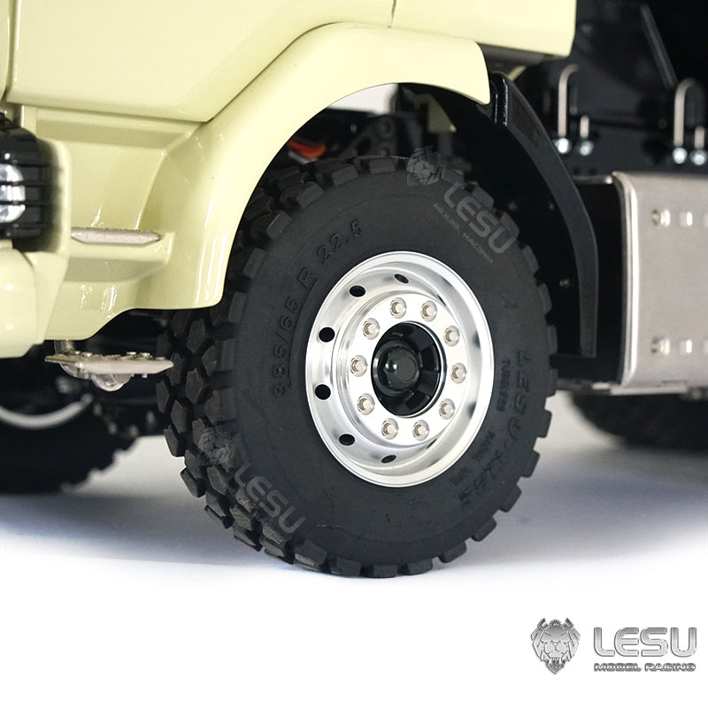 LESU 1/14 Scale 6x6 Metal RC Concrete Mixer Truck with LED Lights, Sound System & Servo - Ready-to-Assemble Chassis for Hobbyists & Collectors - Perfect for Construction Site Play, RC Racing & Model Displays