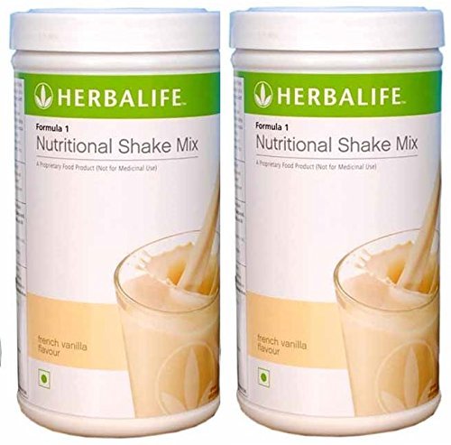 Herbalife Formula 1 Nutritional Shake Mix - Vanilla Flavor, 500g (Pack of 2) | Meal Replacement for Weight Loss & Healthy Lifestyle | Perfect for Breakfast, Post-Workout or Busy Days
