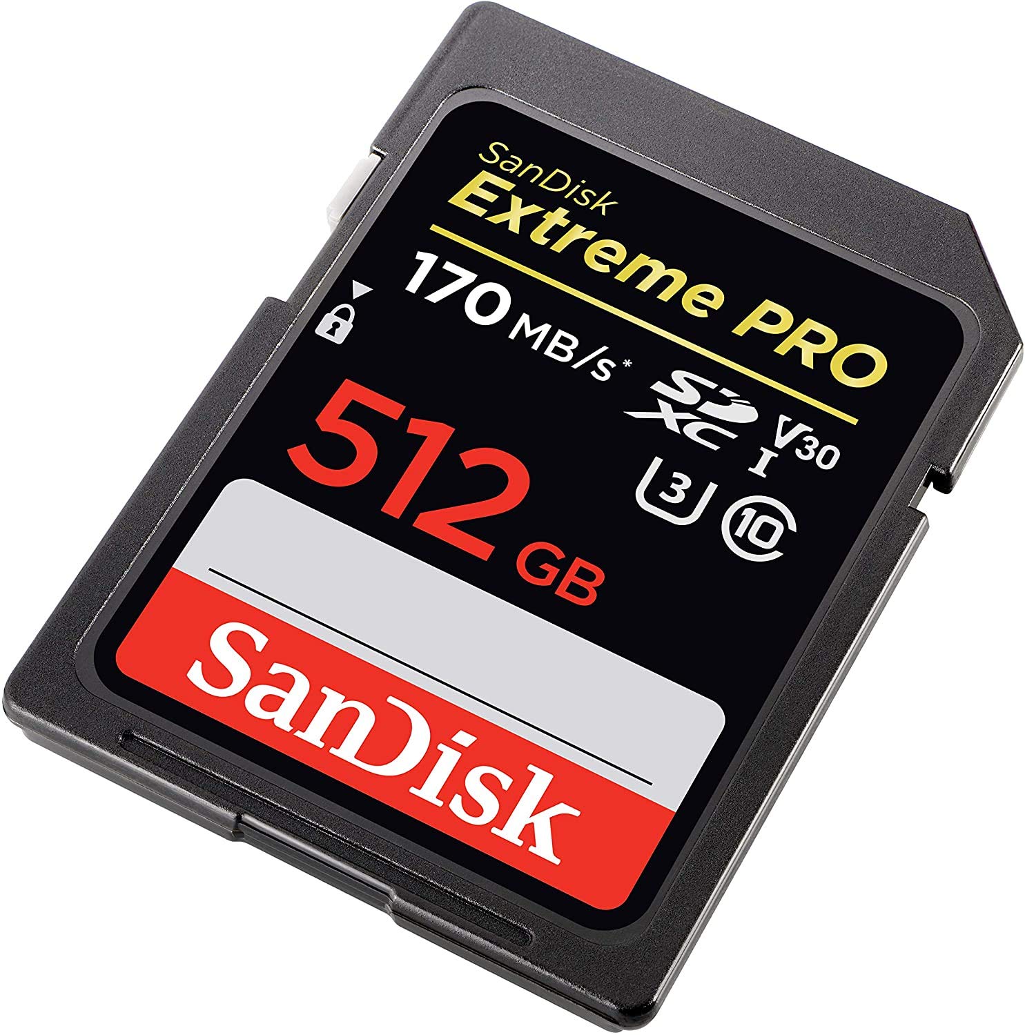 SanDisk Extreme Pro 512GB SDXC UHS-I Memory Card - High Speed Class 10 for 4K UHD Video - Compatible with Canon EOS R, M50, M100 (SDSDXXY-512G-GN4IN) - Perfect for Professional Photography, Vlogging, and Action Cameras - Bundle Includes 1 Everything But Stromboli 3.0 Card Reader