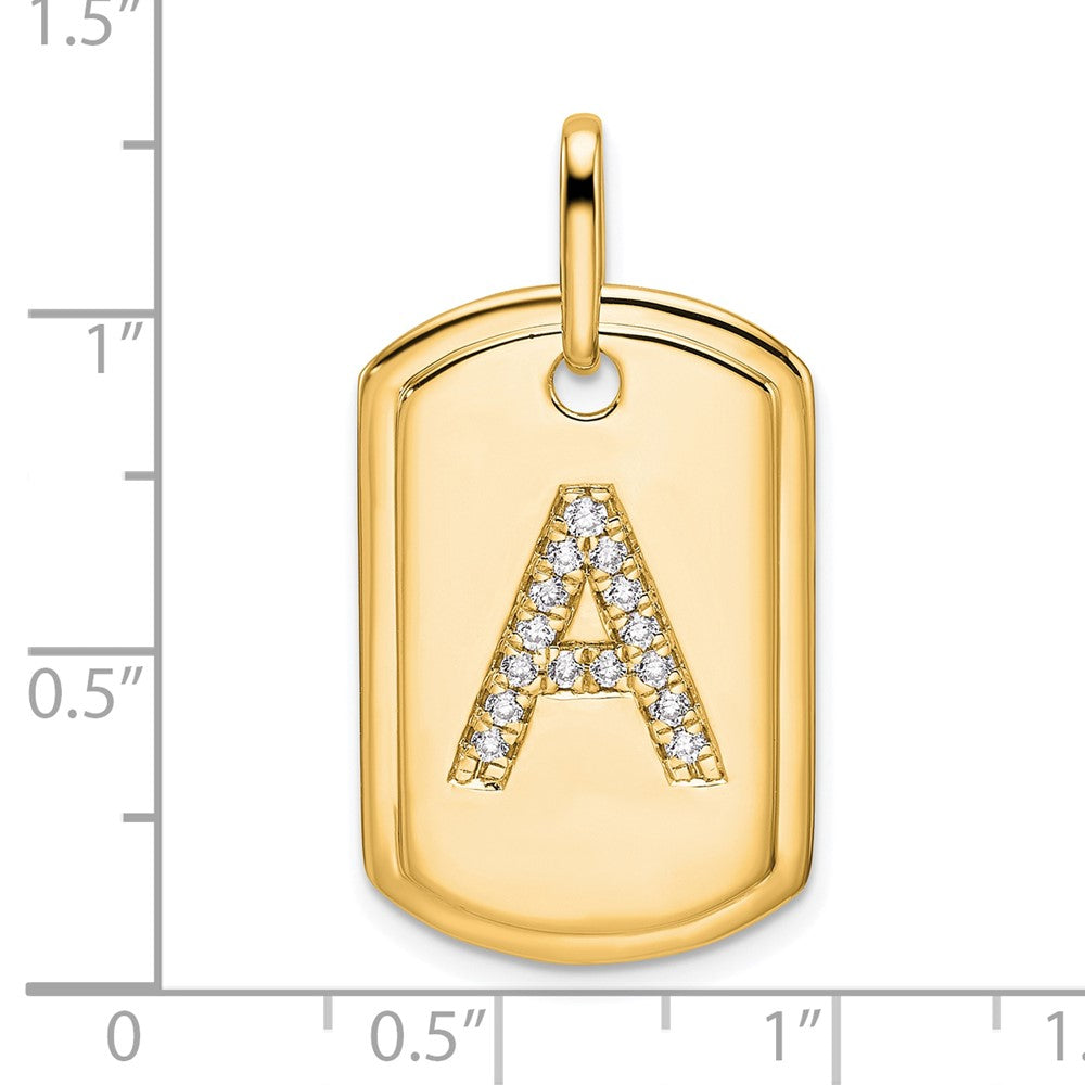 14K Gold Initial 