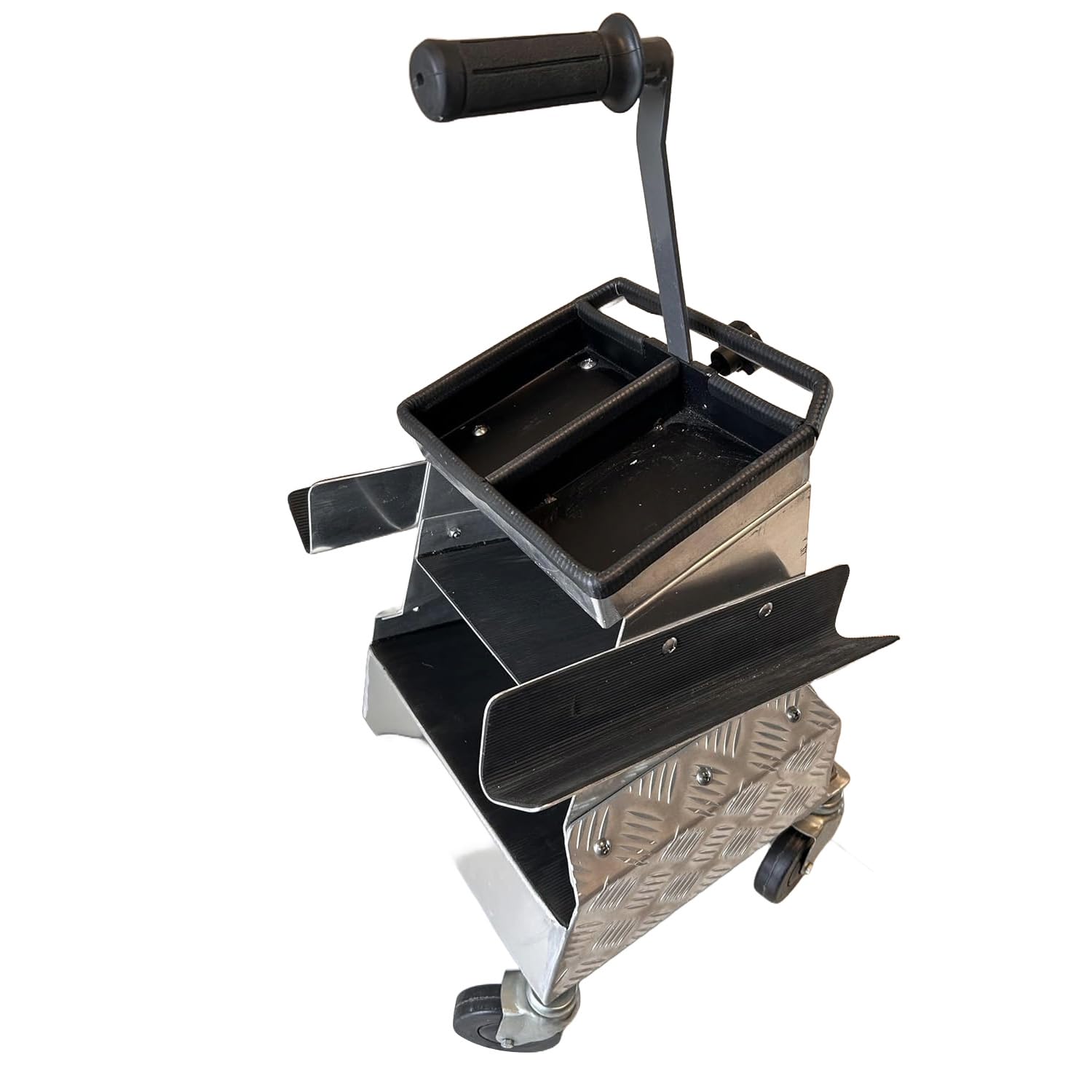 Professional Lightweight Horseshoeing Tool Box with 2 Large Shelves & Vinyl Top Tray - Compact Farrier Organizer with Dividers, Tool Hanger & Aluminum Rasp Holders - Perfect for Mobile Farriers & Stable Tool Storage