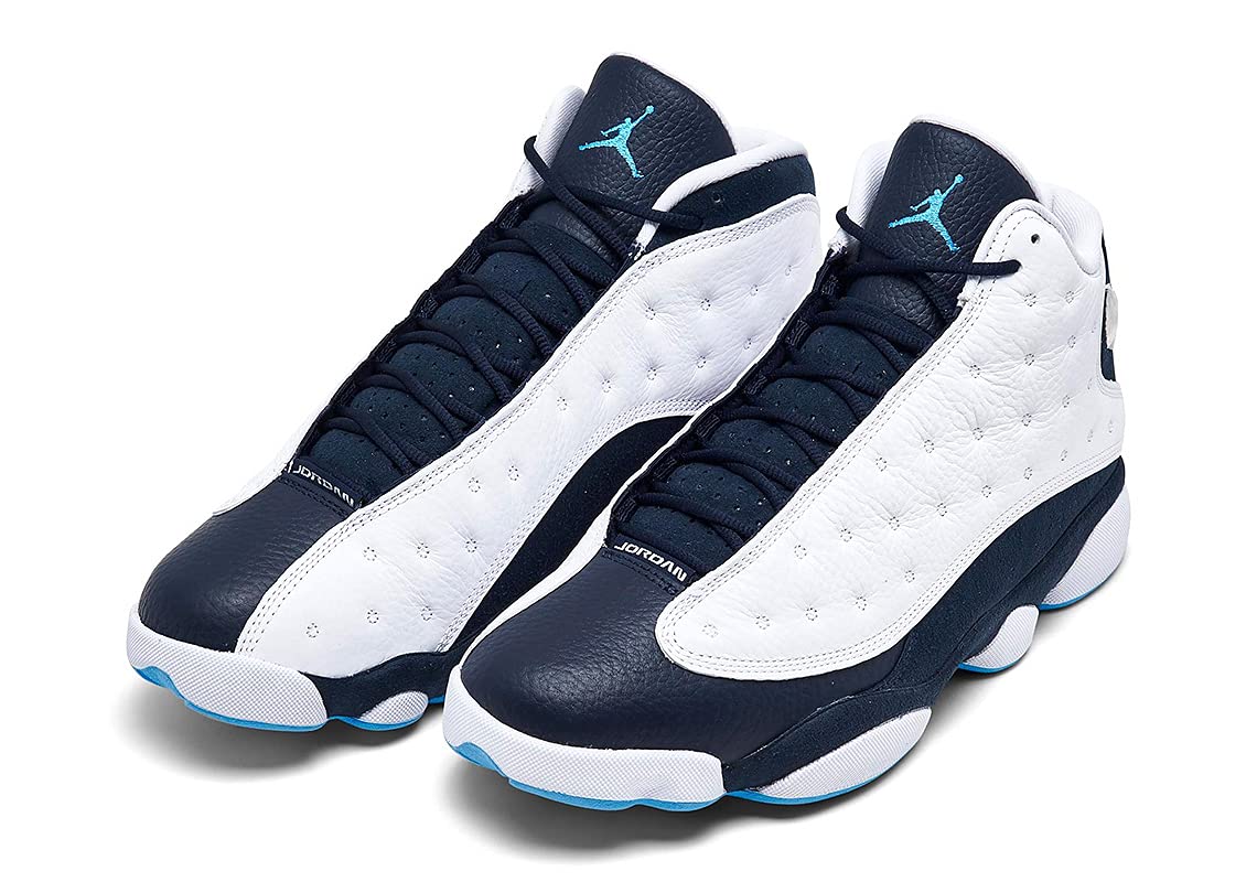 Jordan Men's Air Jordan 13 Retro Sneakers - Obsidian/White (Size 11) | Basketball Shoes for Men | Perfect for Court Performance & Streetwear Fashion