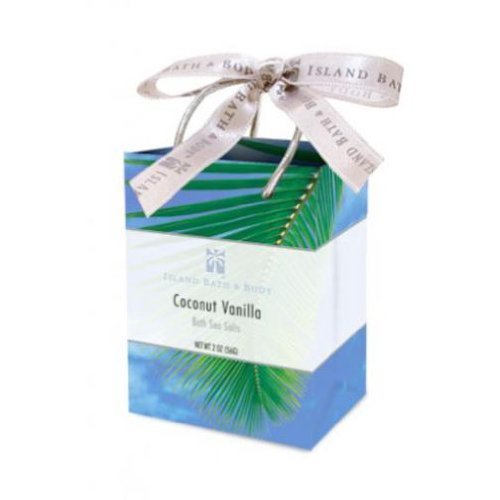Organic Coconut Vanilla Bath Sea Salt - 2.0 oz Relaxing Spa Treatment for Stress Relief & Skin Hydration | Perfect for Home Spa, Gift Sets & Self-Care Rituals