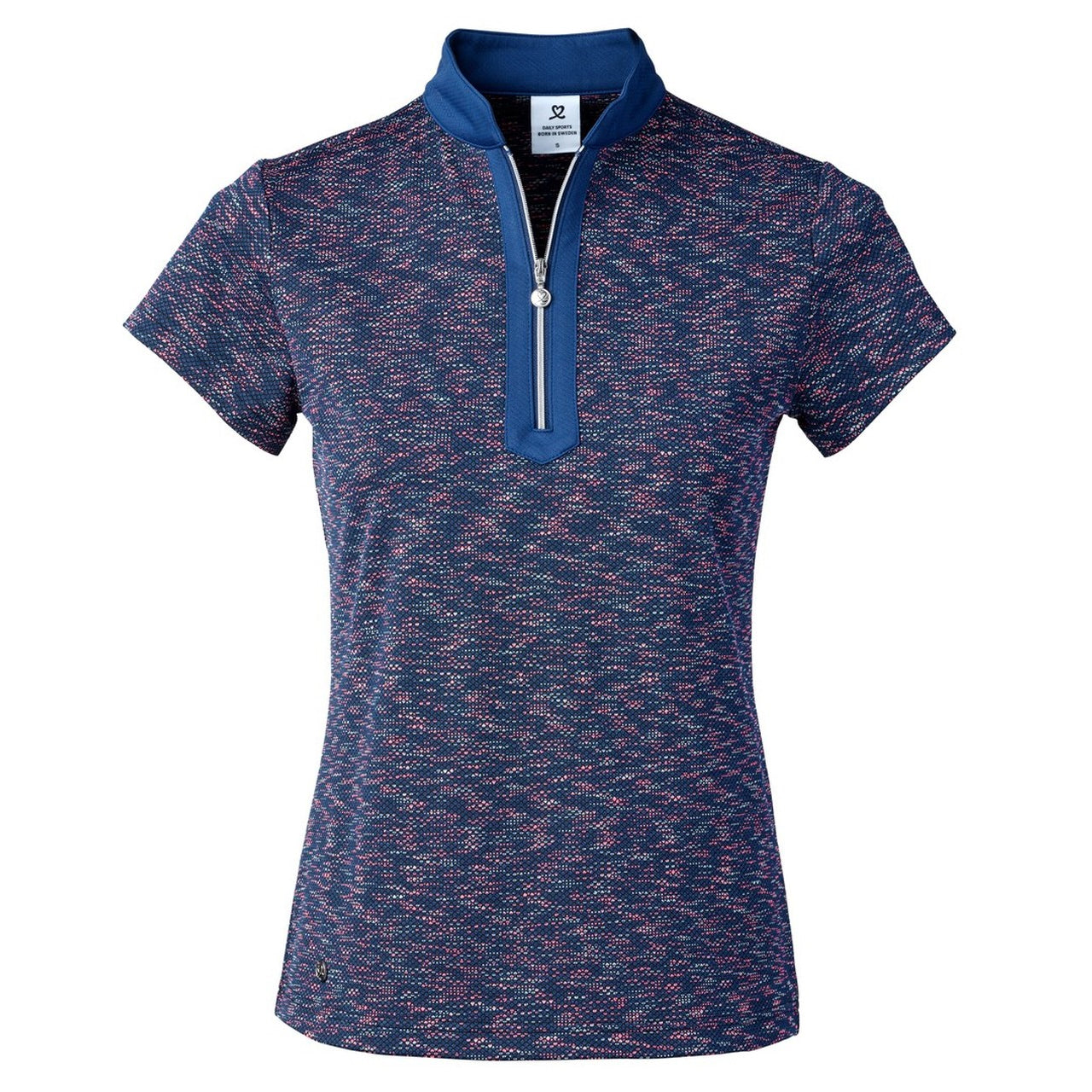 Alvina Night Blue Women's Golf Polo Shirt - Breathable & Moisture-Wicking for Daily Sports & Outdoor Activities