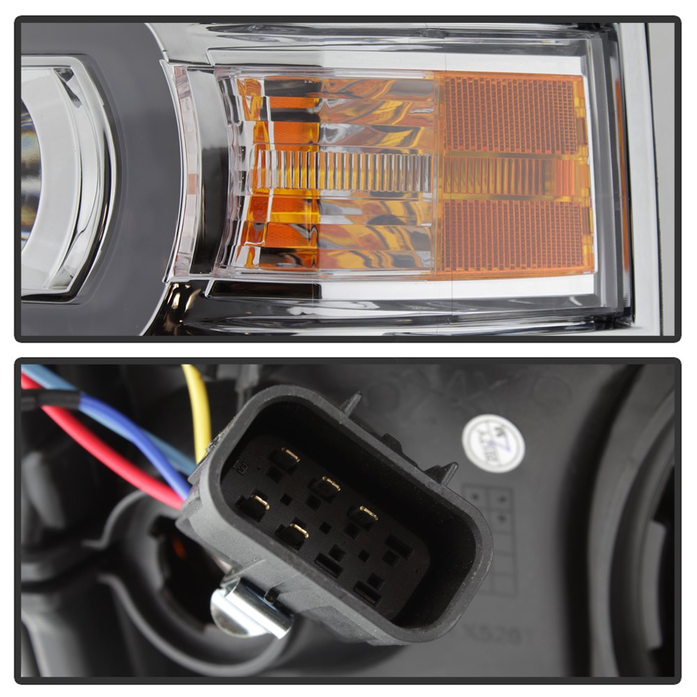 2014-2015 Chevy Silverado 1500 LED Projector Headlights - Aftermarket Replacement for Halogen Models | Upgrade Your Truck Lighting for Night Driving & Off-Road Adventures