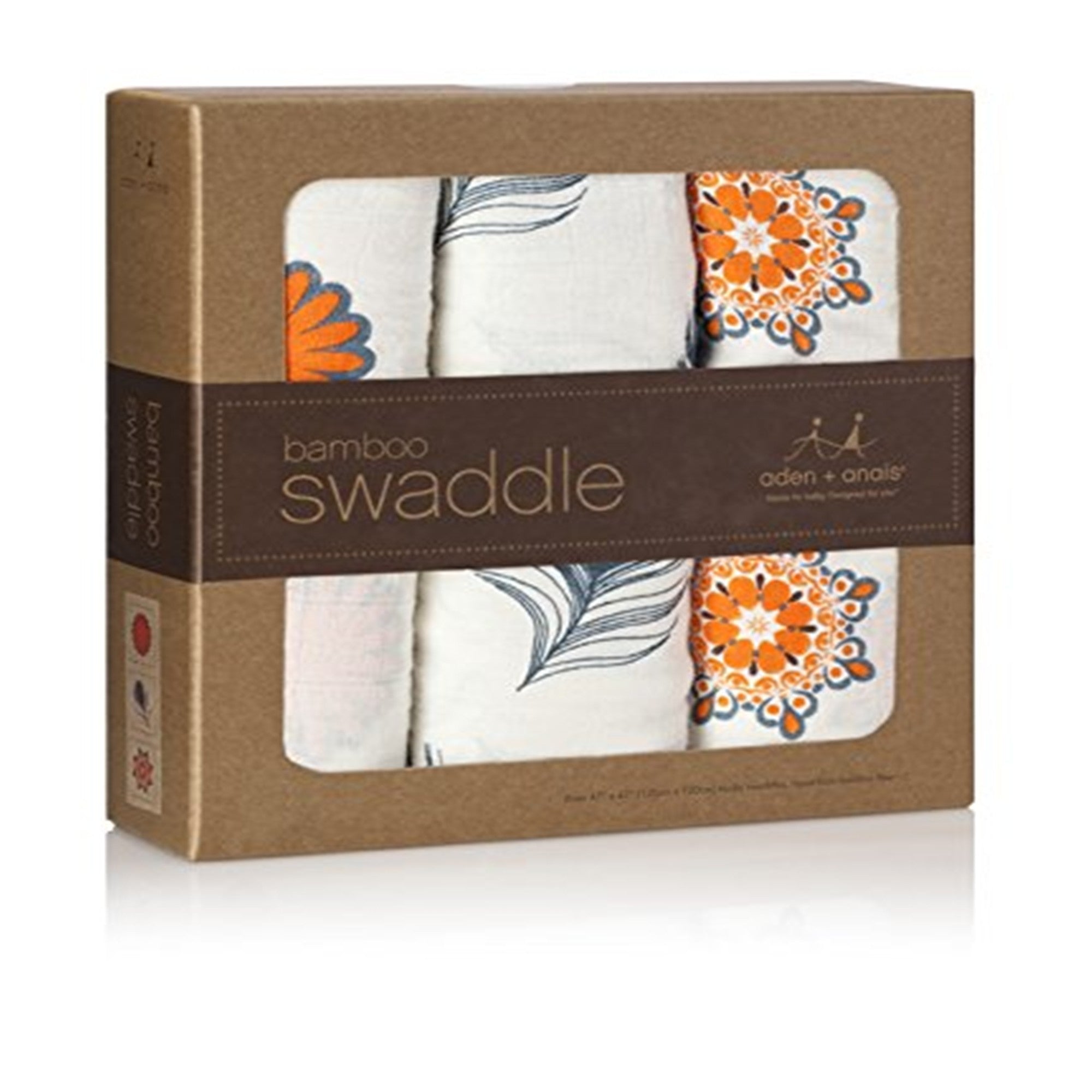 Aden Anais Bamboo Swaddle Blanket - Soft & Breathable Baby Wrap for Newborns - Perfect for Swaddling, Nursing, and Stroller Use