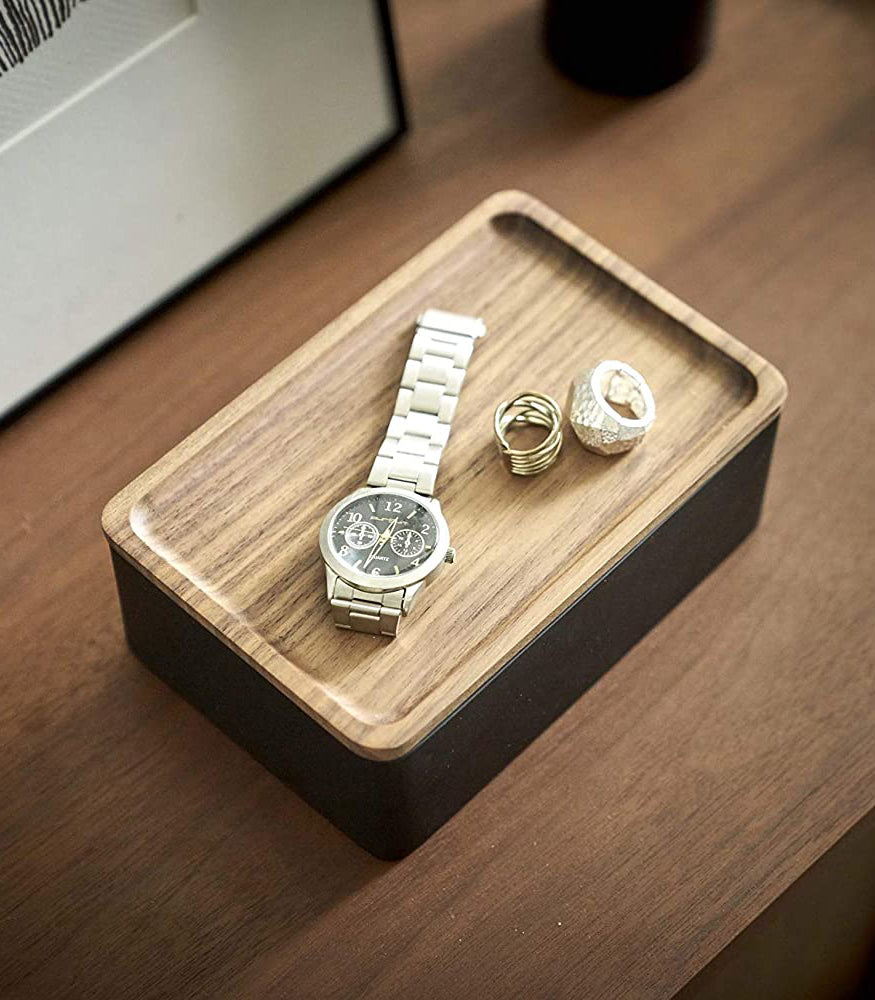 Premium Polystone Jewelry Storage Box - Elegant Organizer for Rings, Necklaces & Earrings | Perfect for Home, Travel & Gift Giving