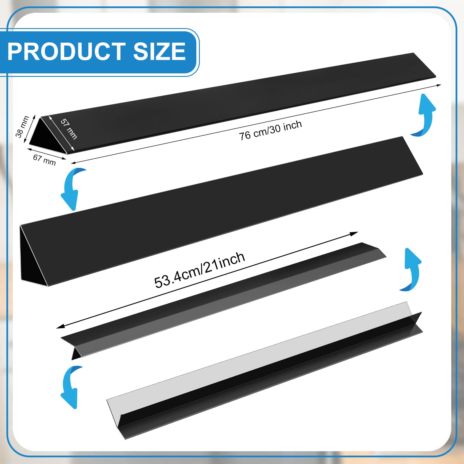 3 Sets Slide-in Range Rear Filler Kit - 30