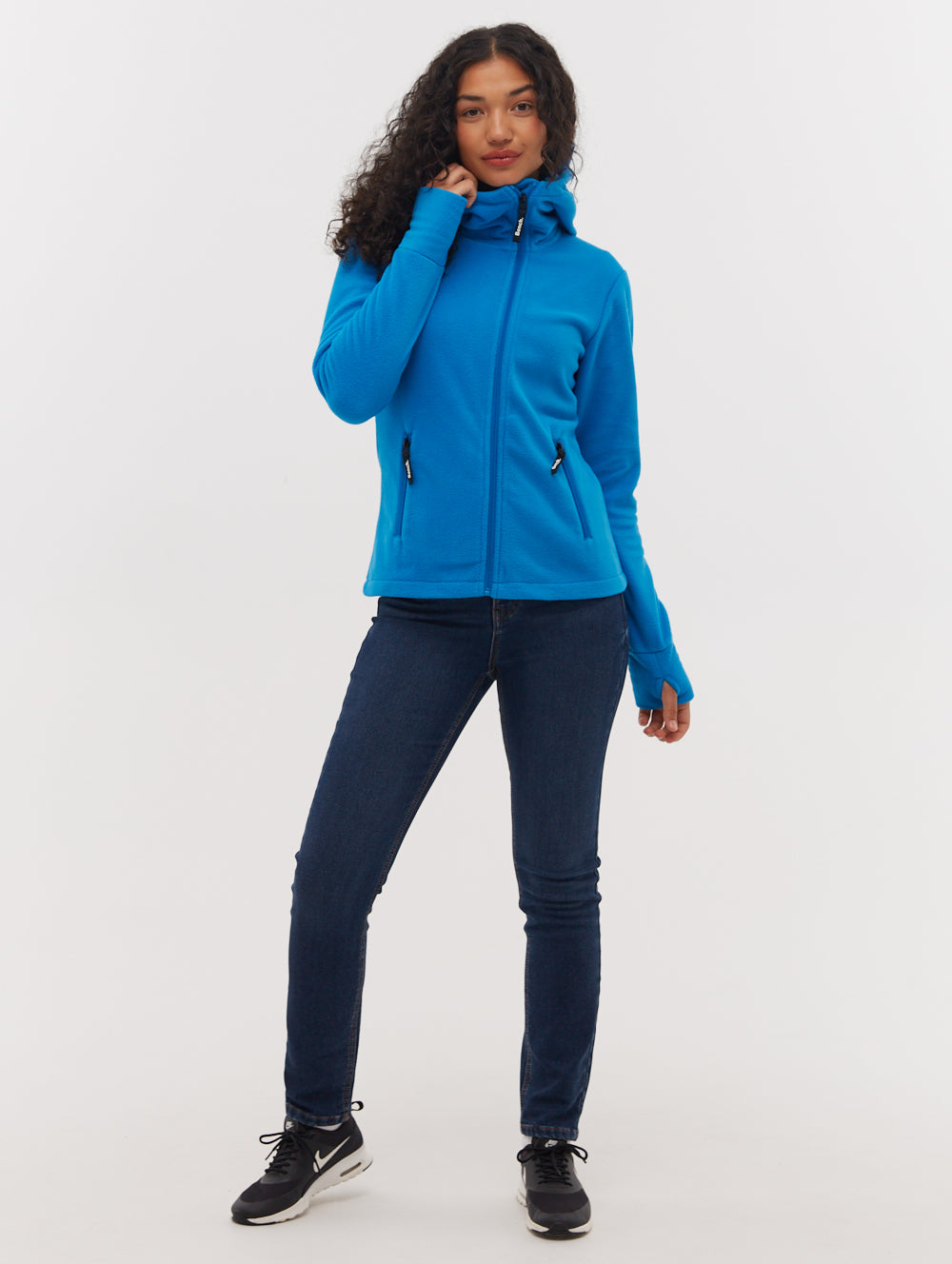 Ninja Microfleece Asymmetric Zip Up Hoodie - Warm Winter Pullover for Men & Women - Perfect for Outdoor Activities, Hiking, and Casual Wear