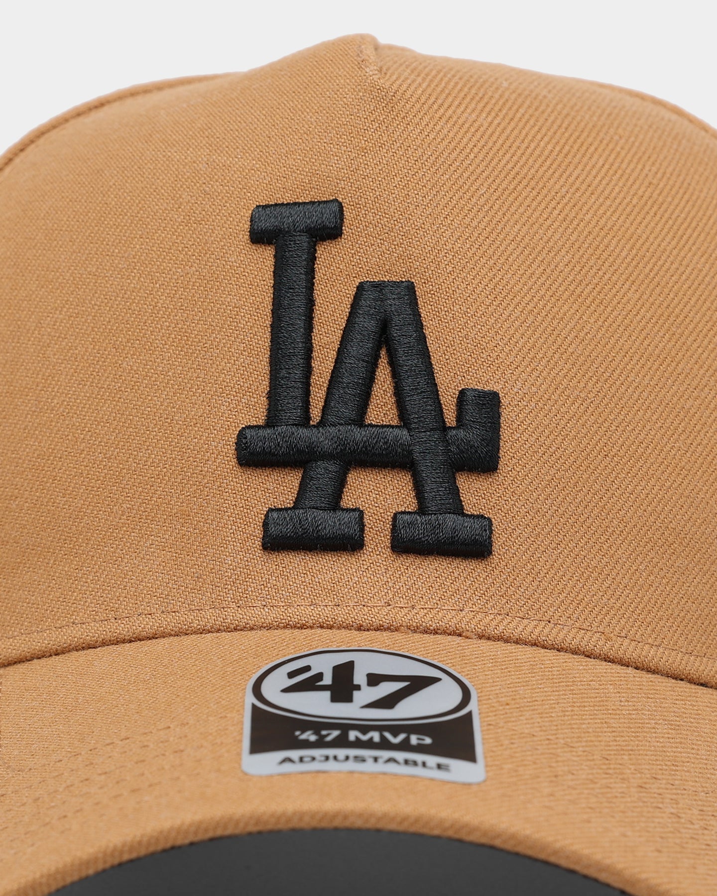 47 Brand Los Angeles Dodgers Replica 47 MVP DT Snapback Camel Hat - Adjustable Baseball Cap for Men & Women - Perfect for Sports Fans, Casual Wear & Game Day Outfits