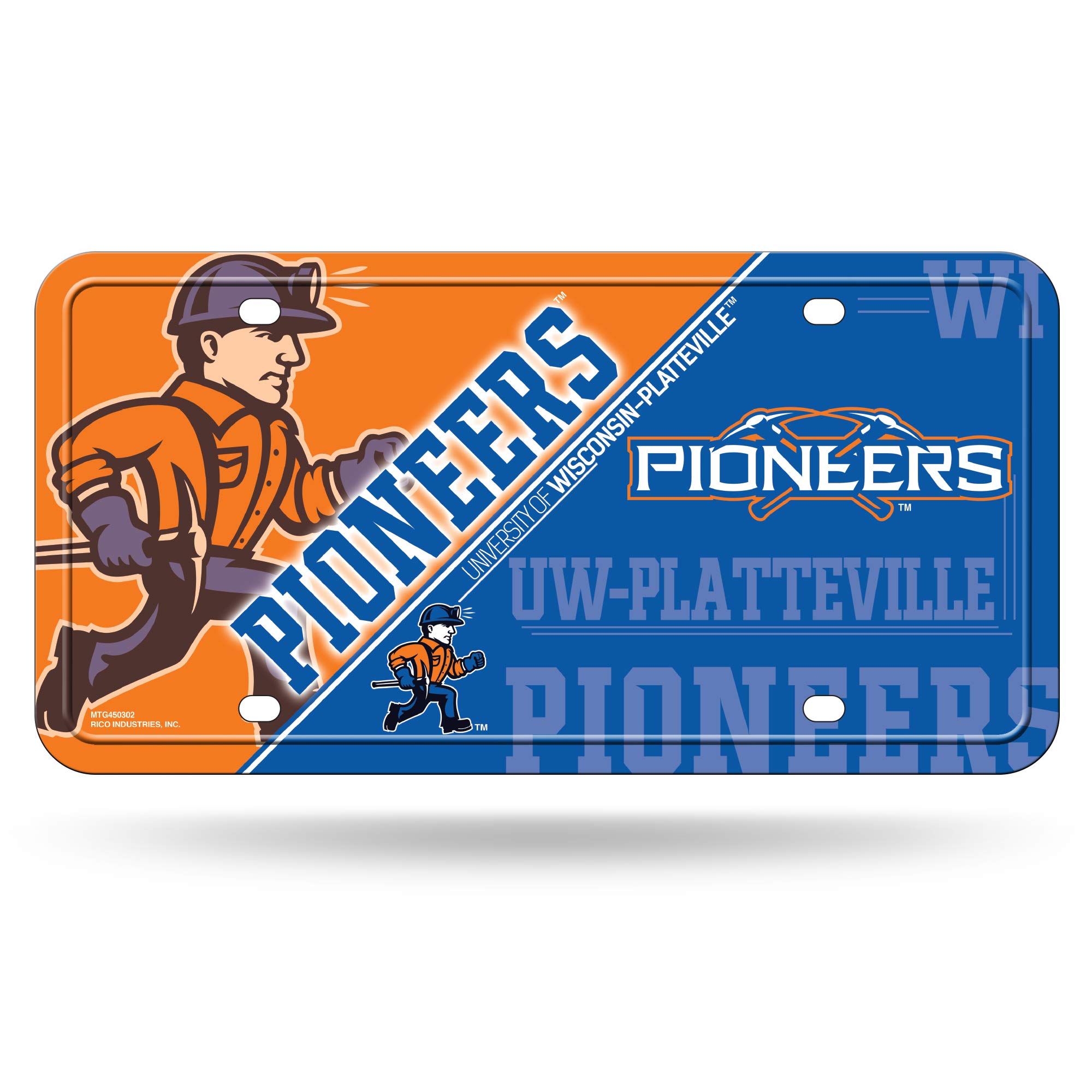 NCAA Unisex Metal License Plate Tag - Officially Licensed College Sports Fan Accessory for Cars, Trucks & Tailgating