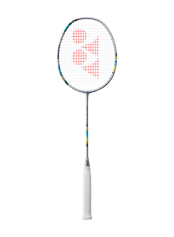 Yonex Nanoflare 700 Game Silver/Sky Blue Badminton Racket - Prestrung Professional Racquet for Advanced Players | Made in Taiwan | Perfect for Competitive Matches & Training