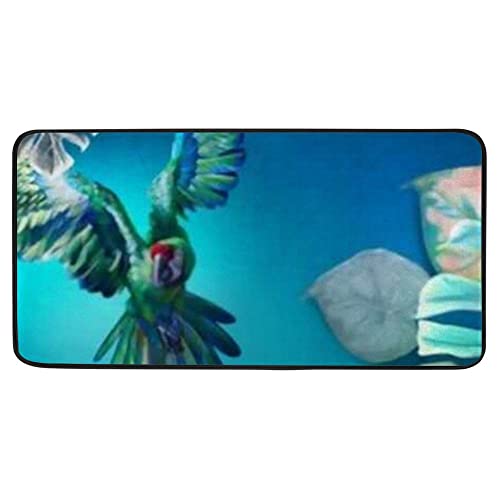 Multi Colored Tropical Leaves Green