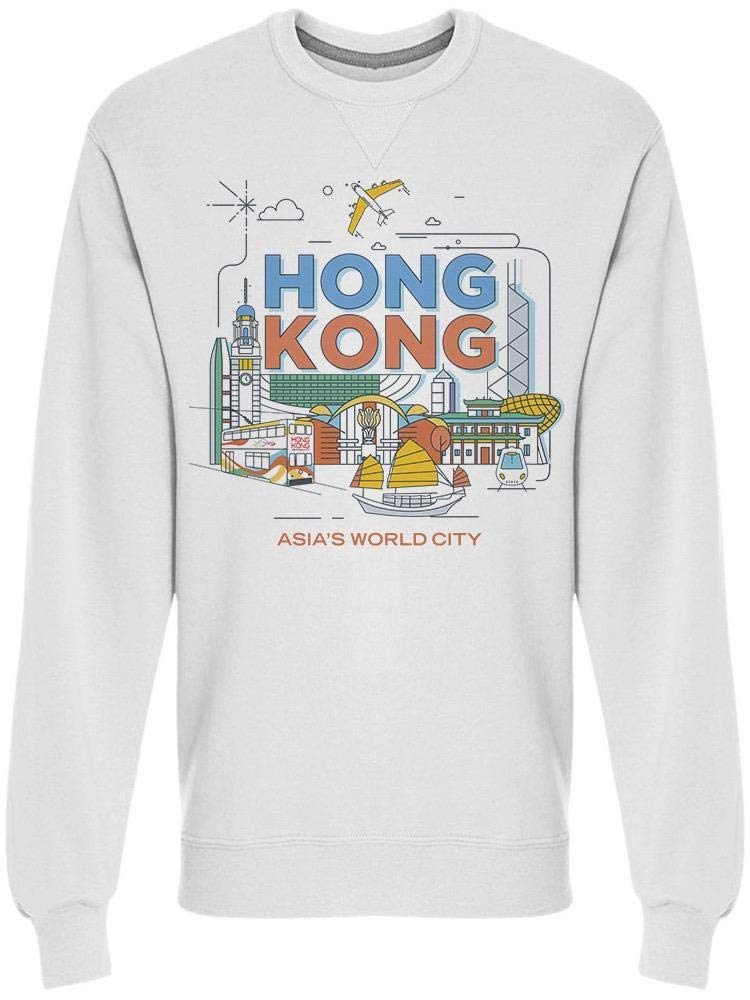 Hong Kong Asia World City Sweatshirt for Men | Comfortable Unisex Pullover Hoodie | Perfect for Travel, Streetwear & Casual Outfits
