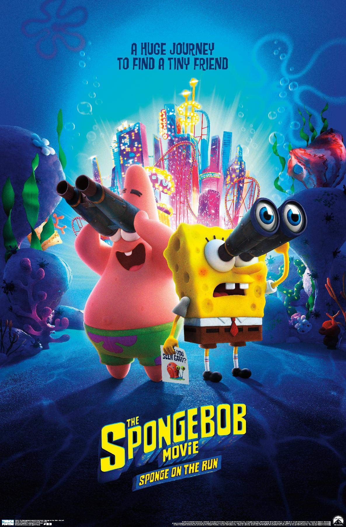 Trends International The SpongeBob Movie: Sponge On The Run - Premium Key Art Wall Poster 14.725