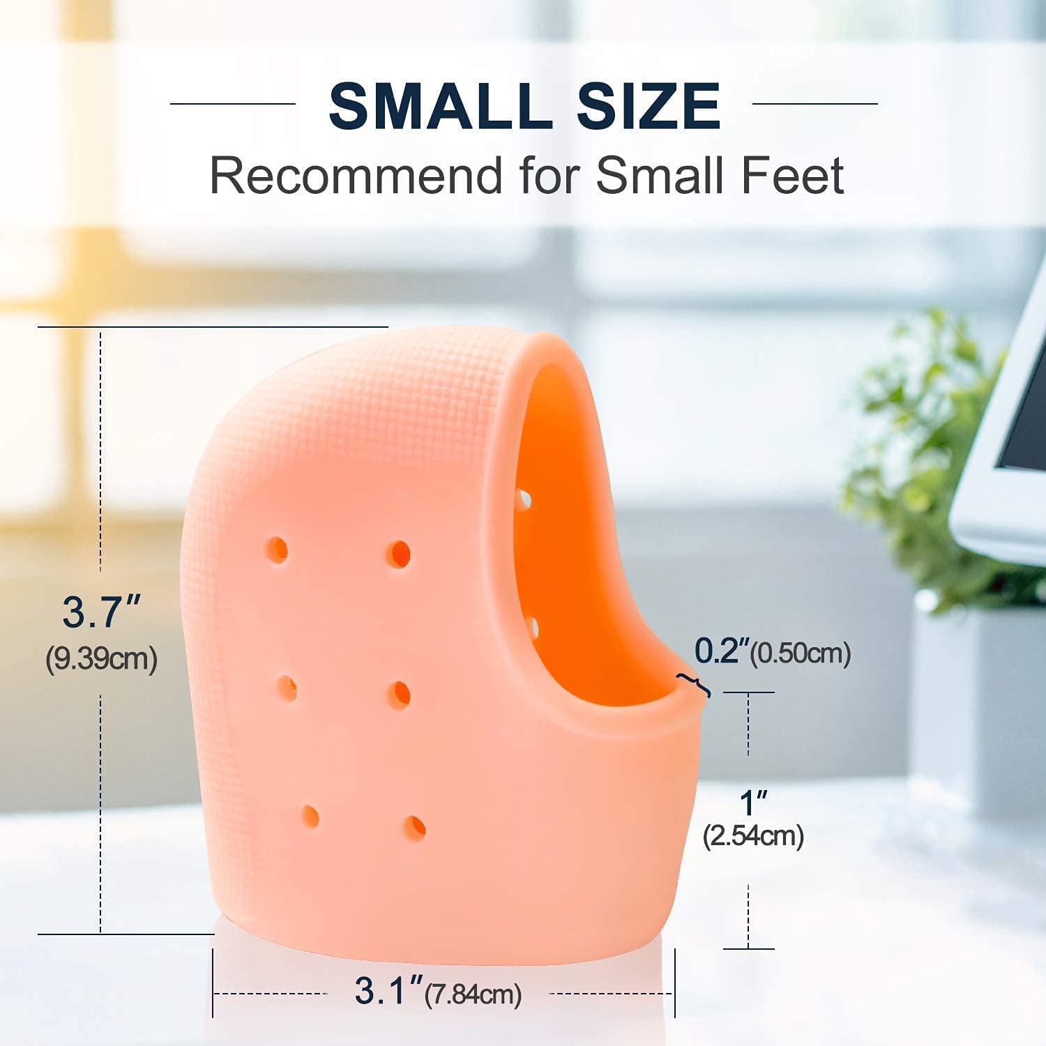 Spefez Women's Silicone Heel Socks for Pain Relief & Crack Repair - Plantar Fasciitis Support with Gel Pad (Half Heel) - Moisturizing Cream - Perfect for Daily Wear, Work & Home Comfort