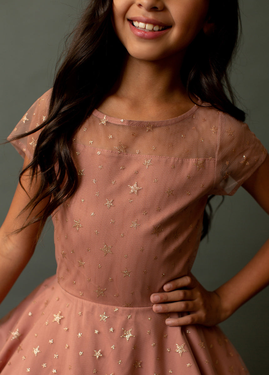 Annalise Floral Print Midi Dress in Ashe Rose - Elegant Women's Summer Dress for Weddings, Parties & Casual Outings
