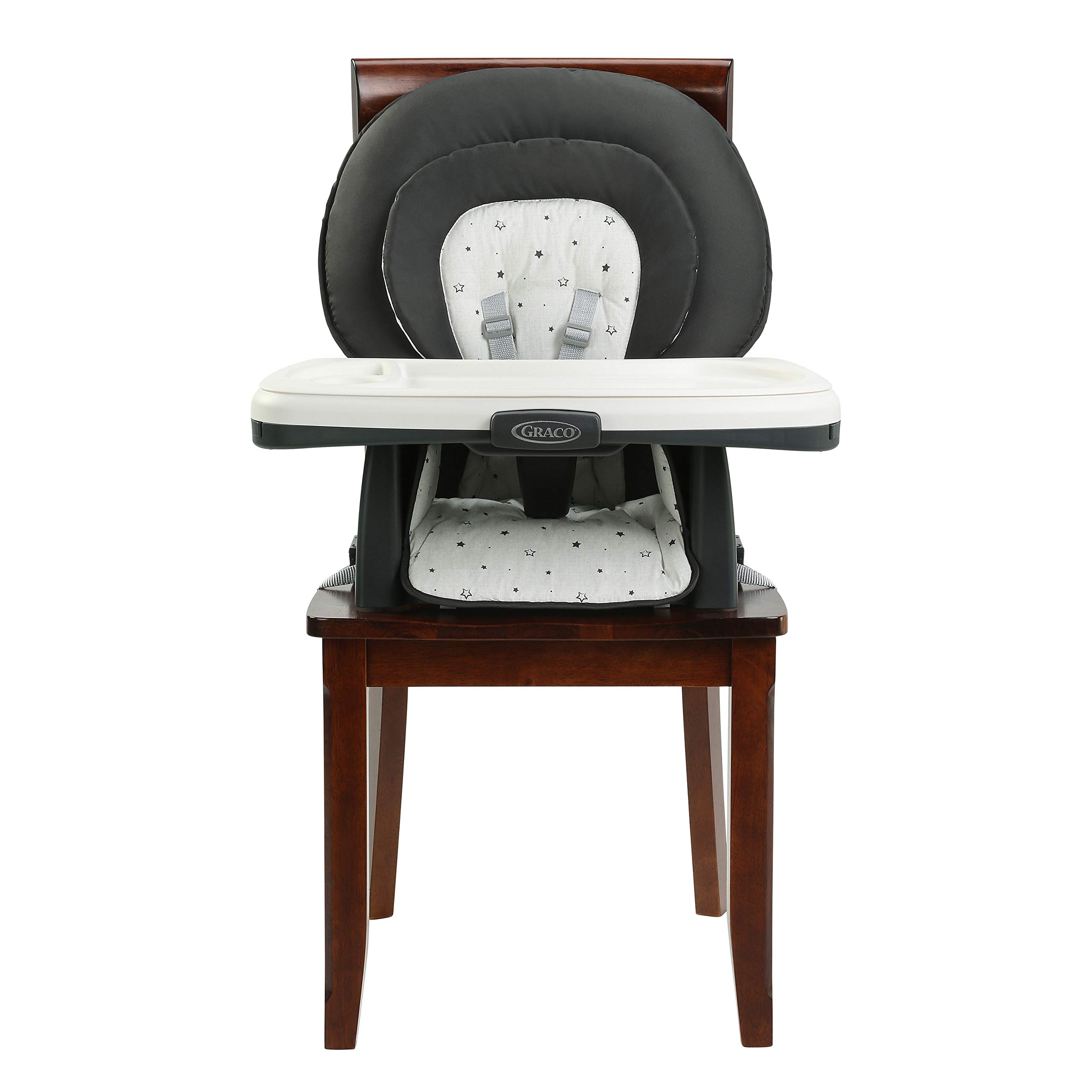 Graco Table2Table LX 6-in-1 Convertible High Chair & Booster Seat for Babies, Toddlers & Kids - Adjustable Height, Easy Clean - Perfect for Dining, Kitchen & Travel - Asteroid Color