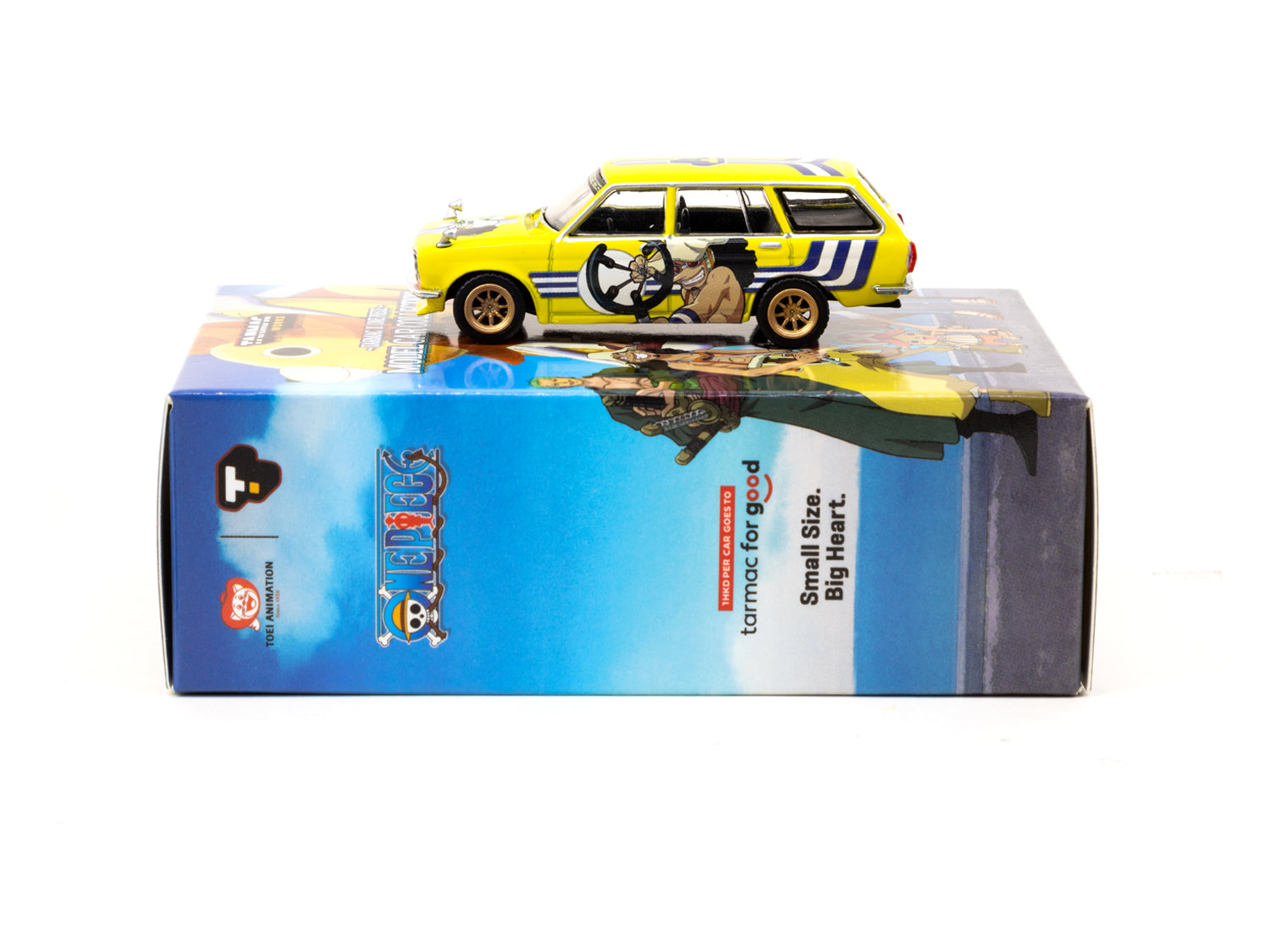 Tarmac Works x One Piece Model Car Collection VOL.1 - 6 Cars Set COLLAB64 | Anime-Themed Diecast Cars for Display & Collection | Perfect for Anime Fans, Car Enthusiasts & Gift Giving