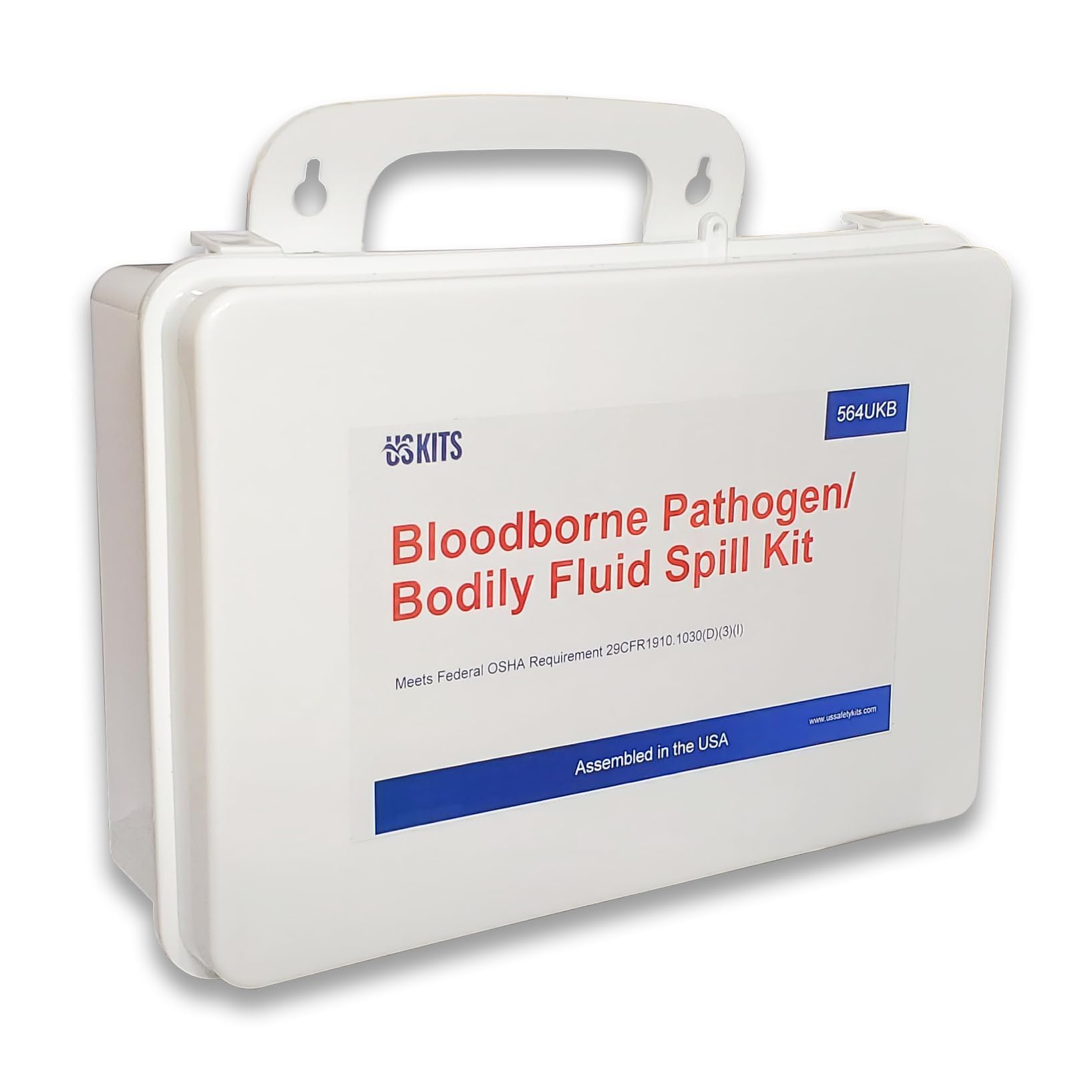 Bloodborne Pathogen & Body Fluid Spill Cleanup Kit - OSHA Compliant Biohazard Disposal for Hospitals, Schools & Workplaces - Emergency Spill Response for Safety & Compliance