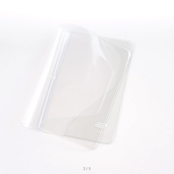 Hobonichi A6 Cover on Cover - Clear Protective Sleeve for Hobonichi Planner & Notebook Accessories - Perfect for Daily Planning, Journaling & Organization