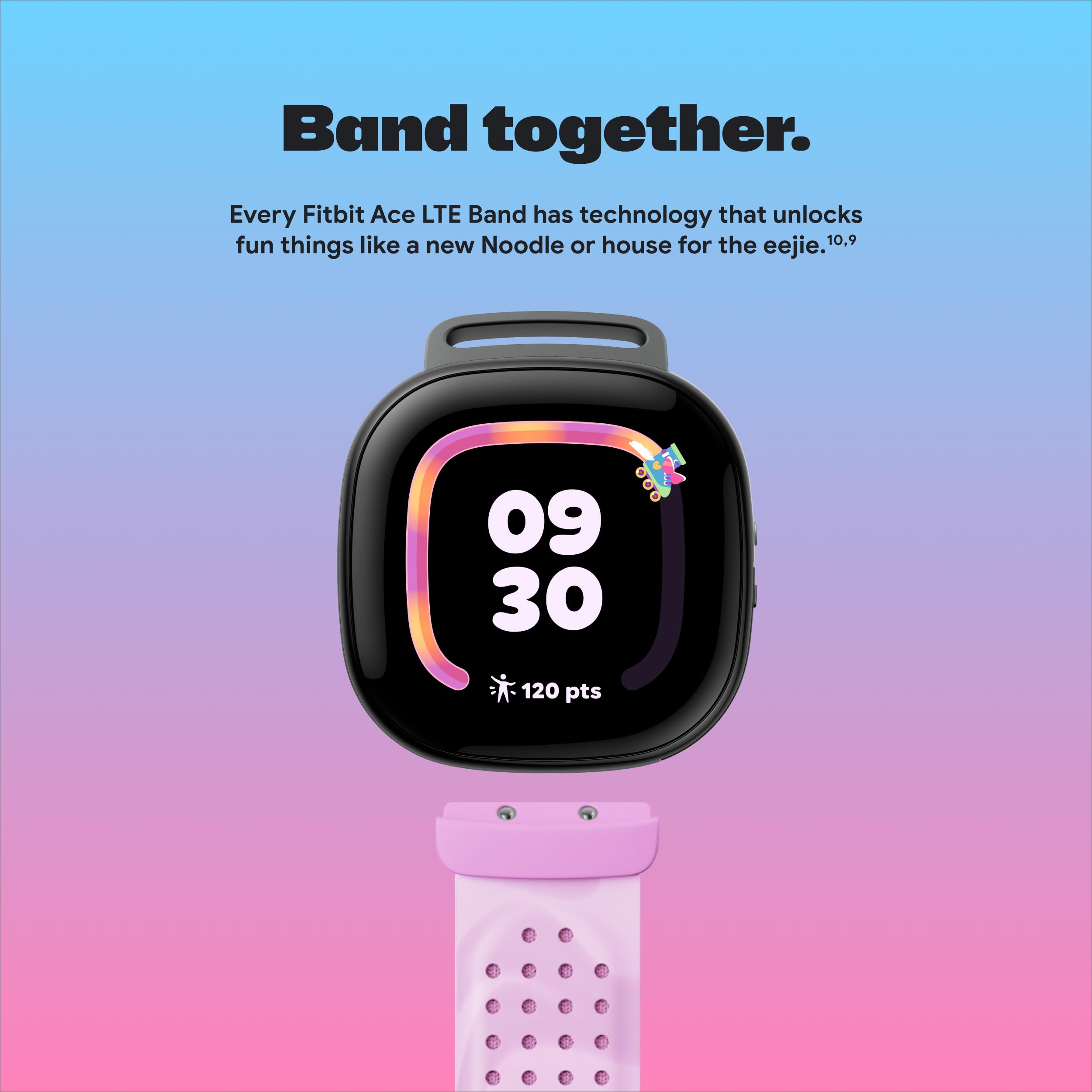 Fitbit Google Ace LTE Kids Smartwatch with Calling, Messaging, GPS Tracking & Activity Games - Mild (Strange Arcade) | Perfect for Active Kids & Parental Monitoring | School, Playdates & Outdoor Adventures