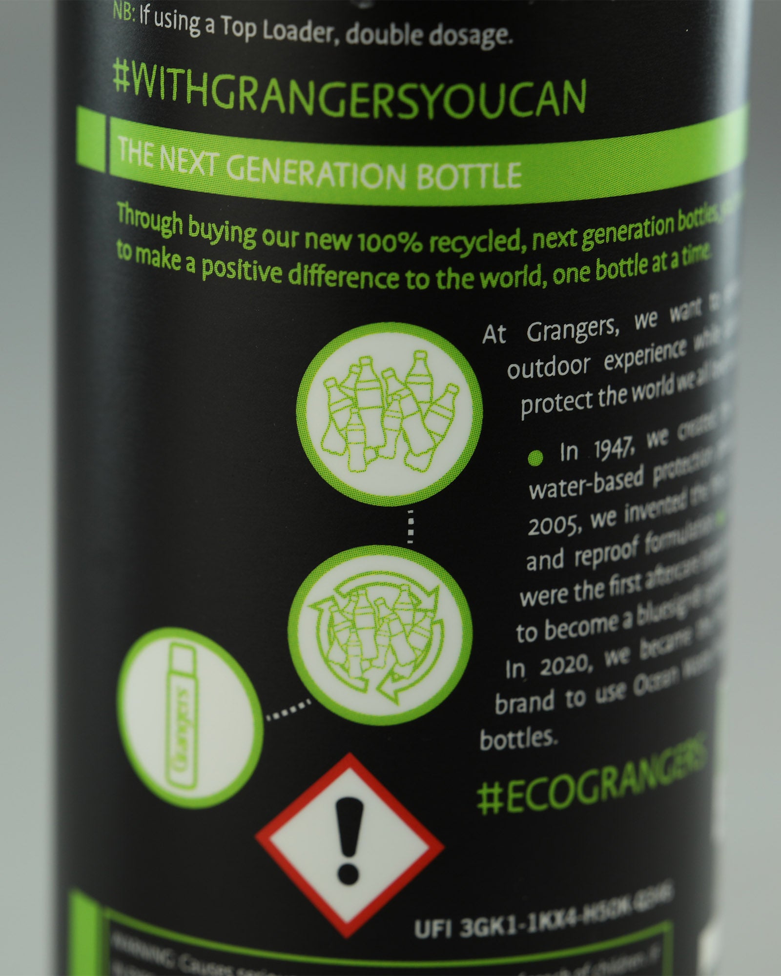 Grangers Performance Wash Concentrate - Eco-Friendly Laundry Detergent for Outdoor Gear & Activewear - Perfect for Hiking, Camping, and Sports