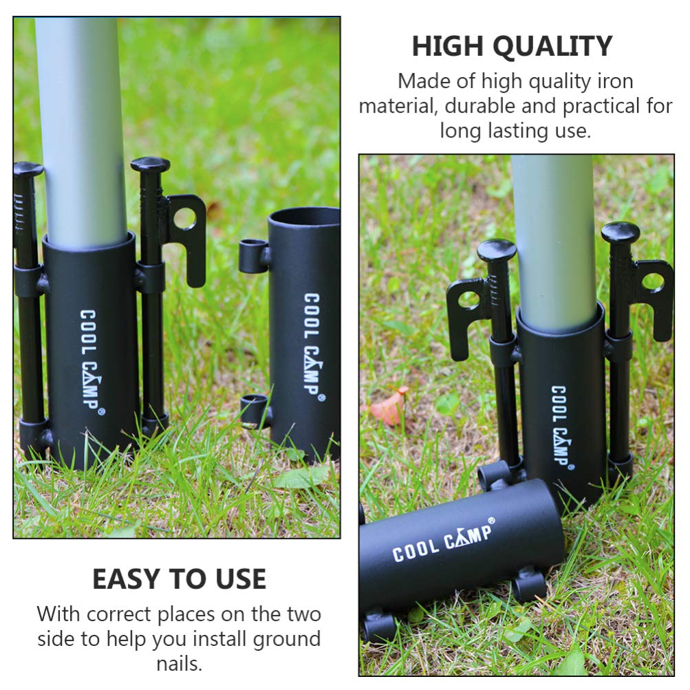 Wakauto Canopy Rod Holder for Camping & Fishing - Outdoor Tent Accessory