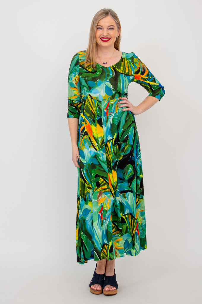 Eco-Friendly Coco Dress by Greenroom | Soft Linen & Bamboo Blend | Perfect for Summer Outings & Beach Vacations