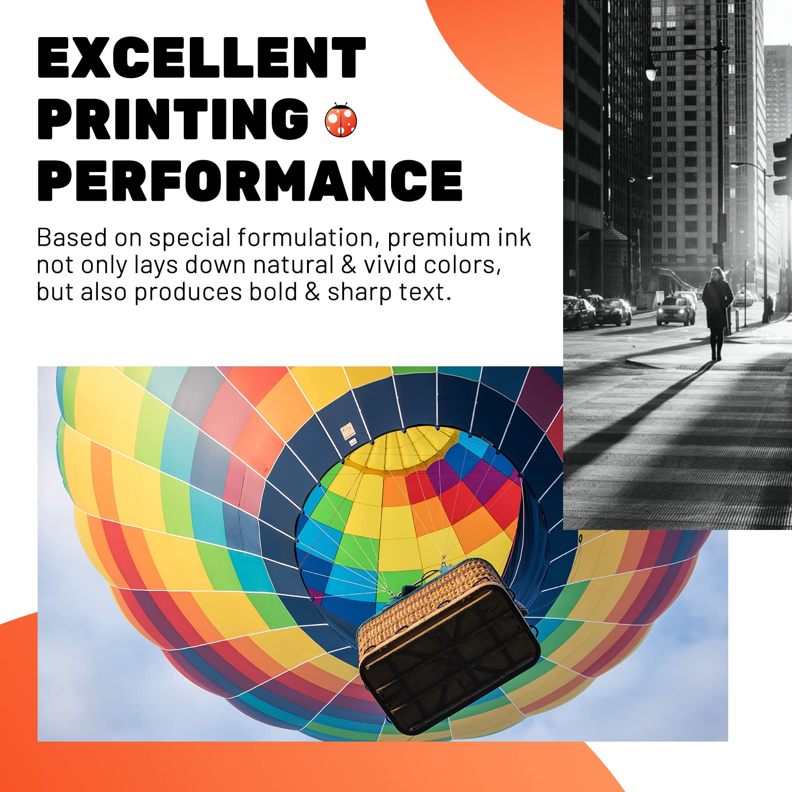 COCCINK 61XL Tri-Color Ink Cartridge - Compatible with HP OfficeJet 4630 4632 4635 2620 2622, Envy 4500 4502 5530 5535 5534, Deskjet 1000 1010 1510 1512 Printers | High-Yield Replacement for HP61XL HP 61 XL HP61 | Perfect for Home, Office & School Printing Needs