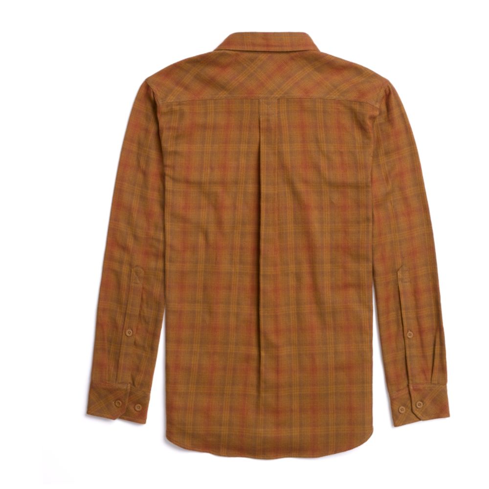 Walls High Ridge Men's Flannel Button-Down Work Shirt YL05 Pecan - Durable & Comfortable Shirt for Outdoor Work, Camping & Casual Wear