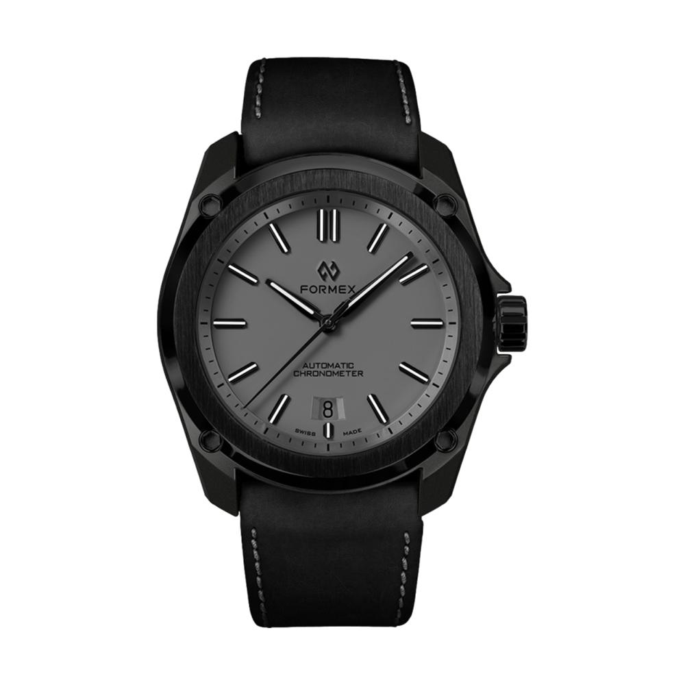 Essence Leggera Automatic Chronometer Watch - 41mm Cool Grey Dial Men's Luxury Timepiece | Perfect for Business, Formal Events & Everyday Wear